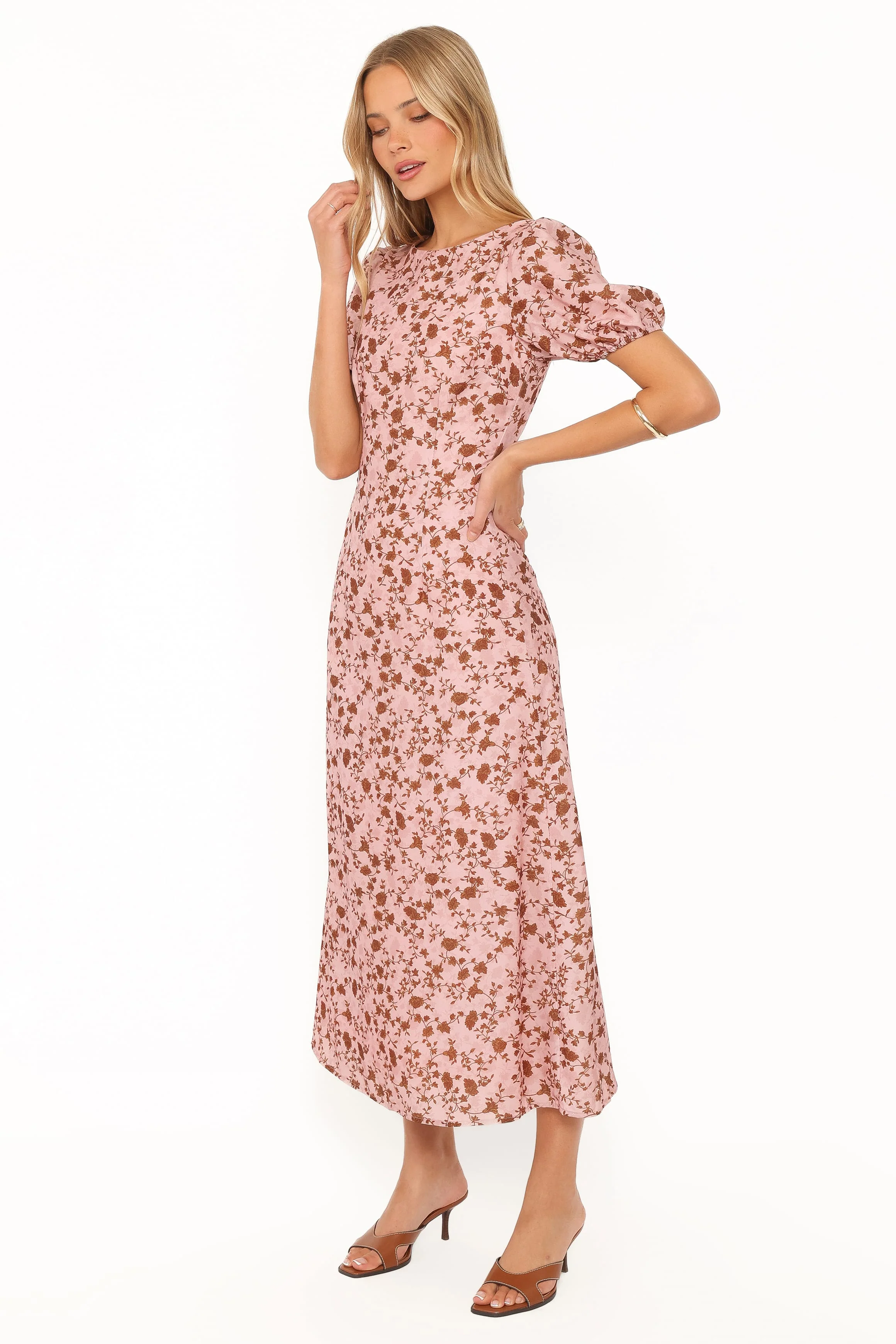 Gemima Maxi Dress - Pink Floral - Image 3