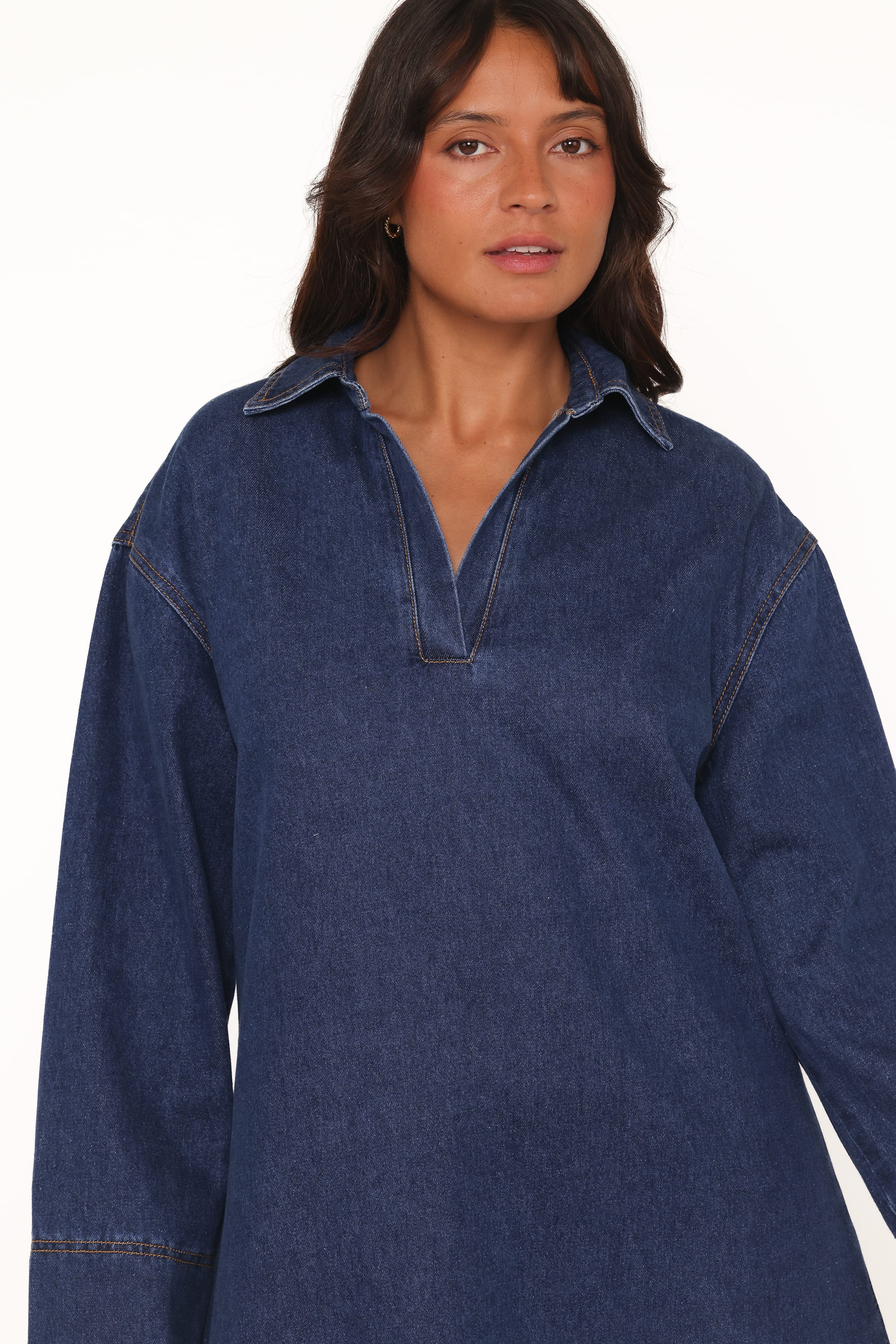Genesis Mini Dress - Indigo - Image 3