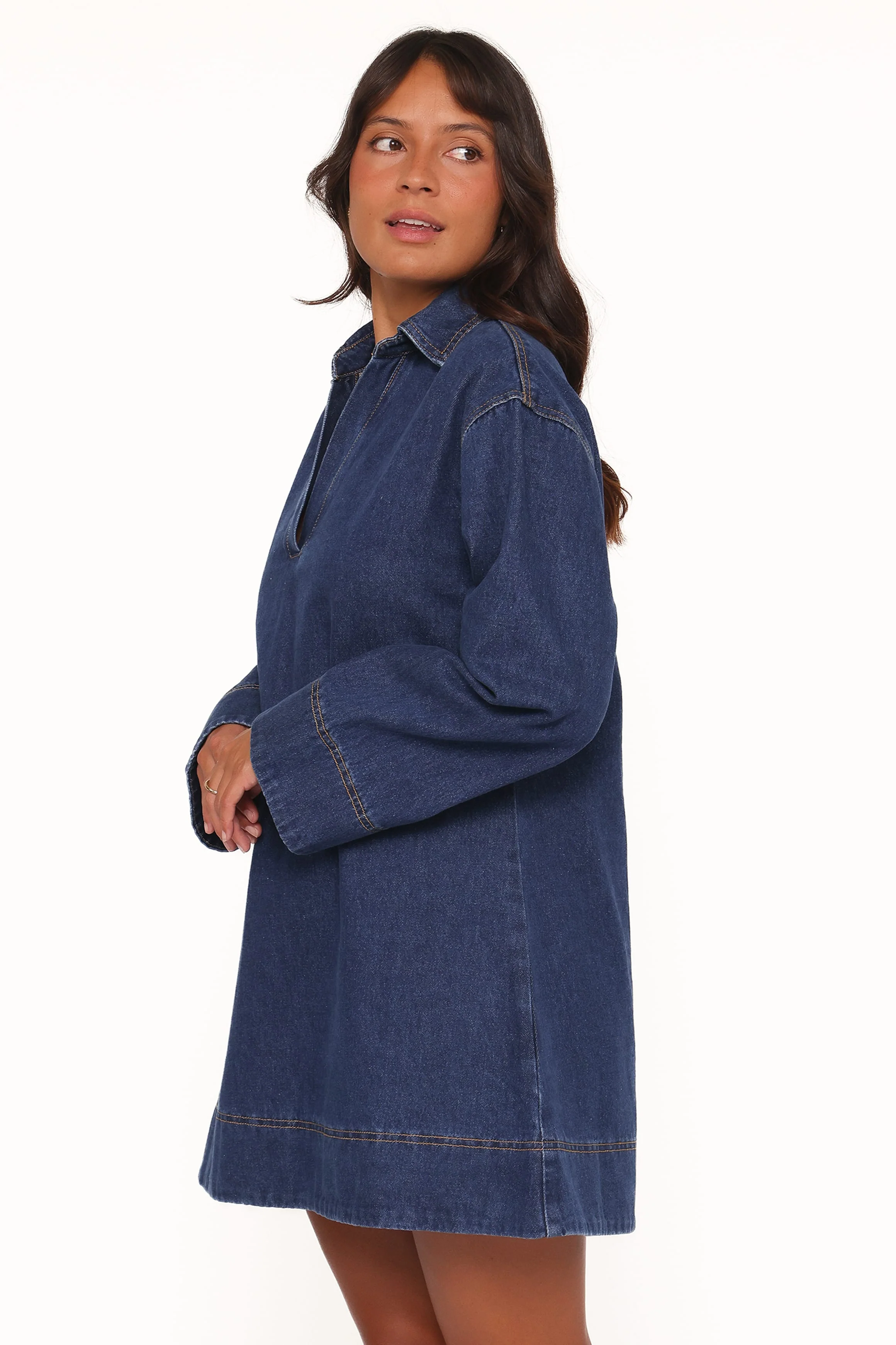 Genesis Mini Dress - Indigo - Image 4