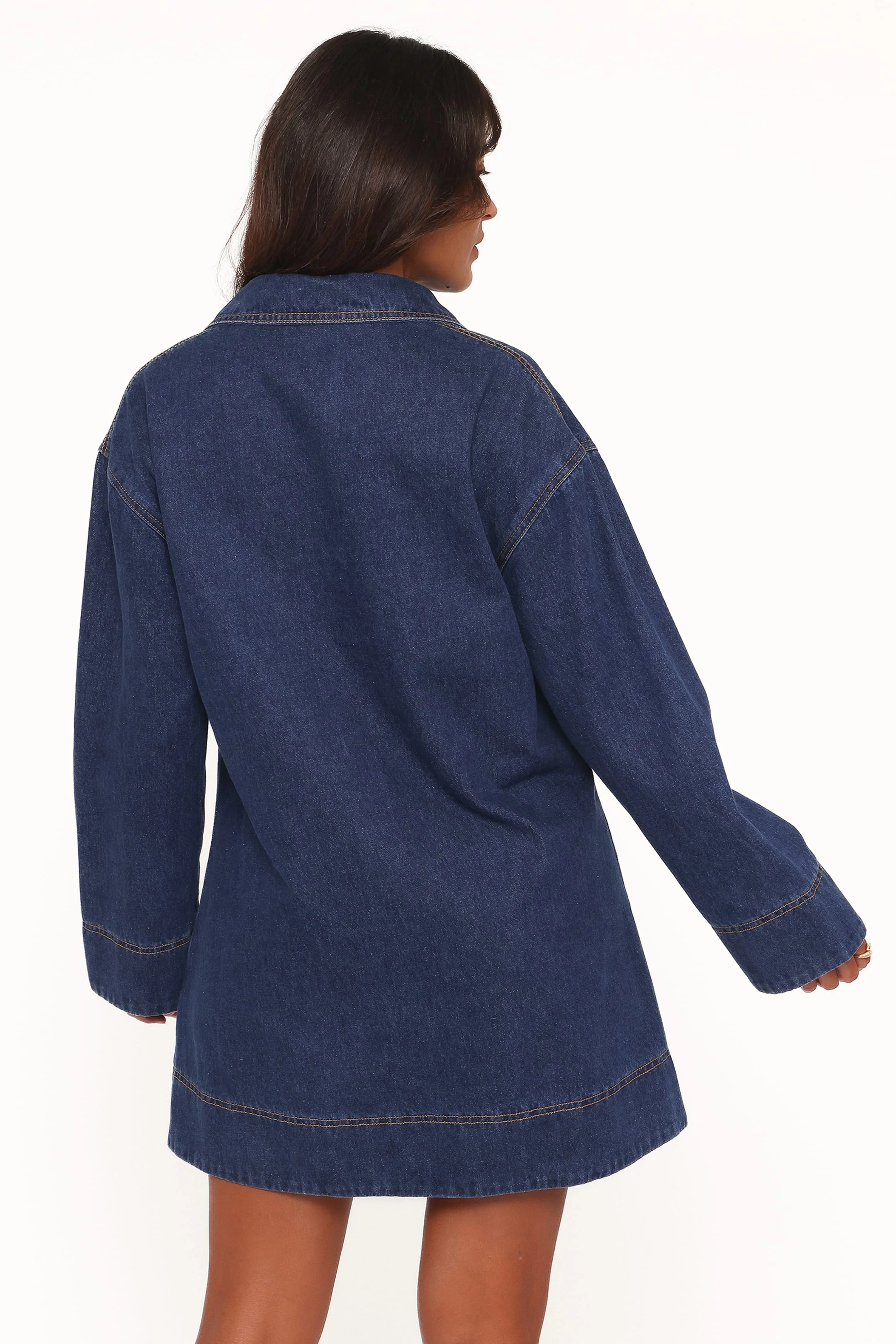 Genesis Mini Dress - Indigo - Image 5