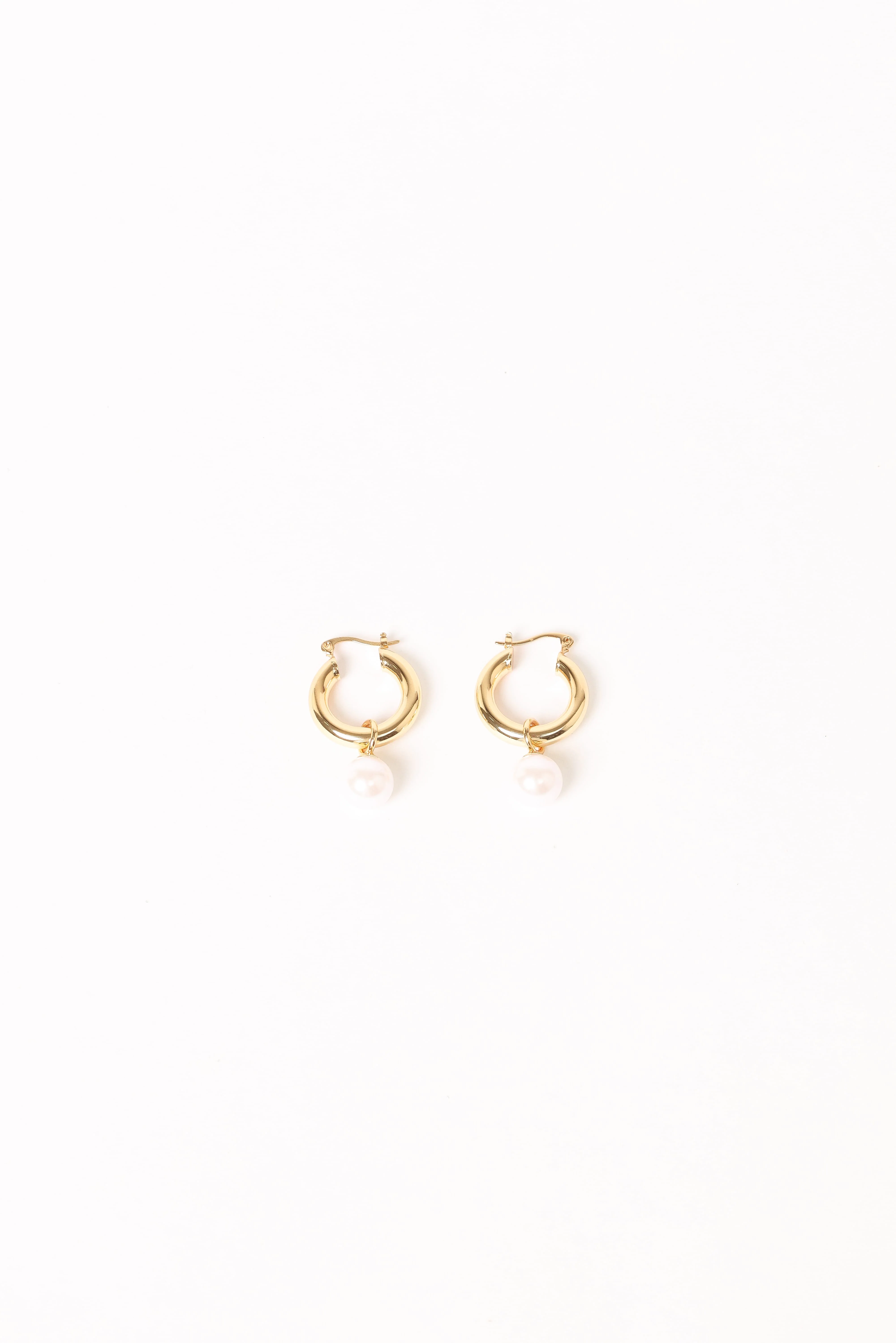 Geneva Earrings - Gold/Pearl - Image 2