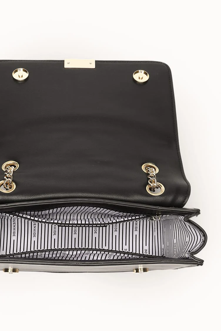 Genevieve Shoulder Bag - Black - Image 8