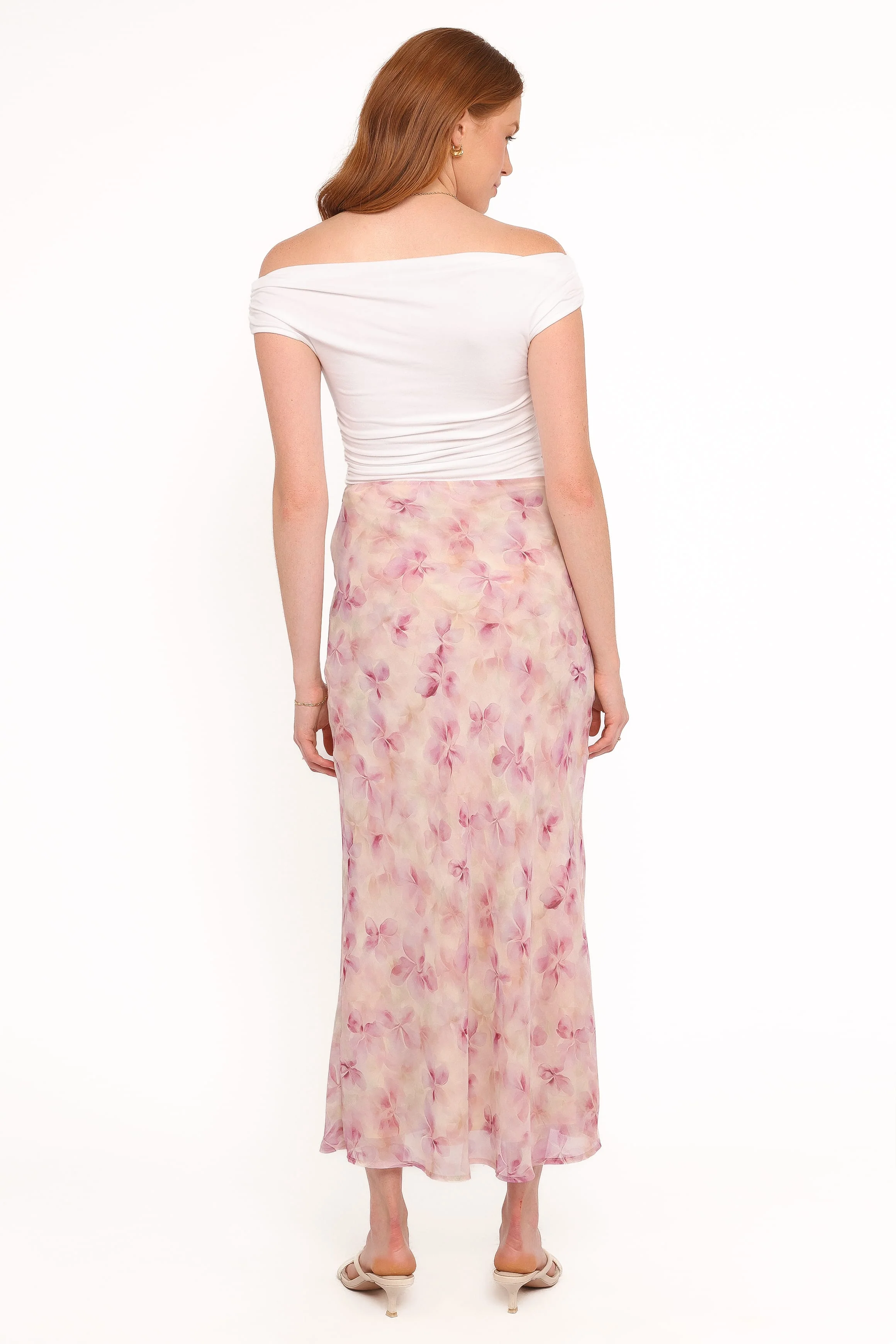 Giarda Maxi Skirt - Pink Floral - Image 4