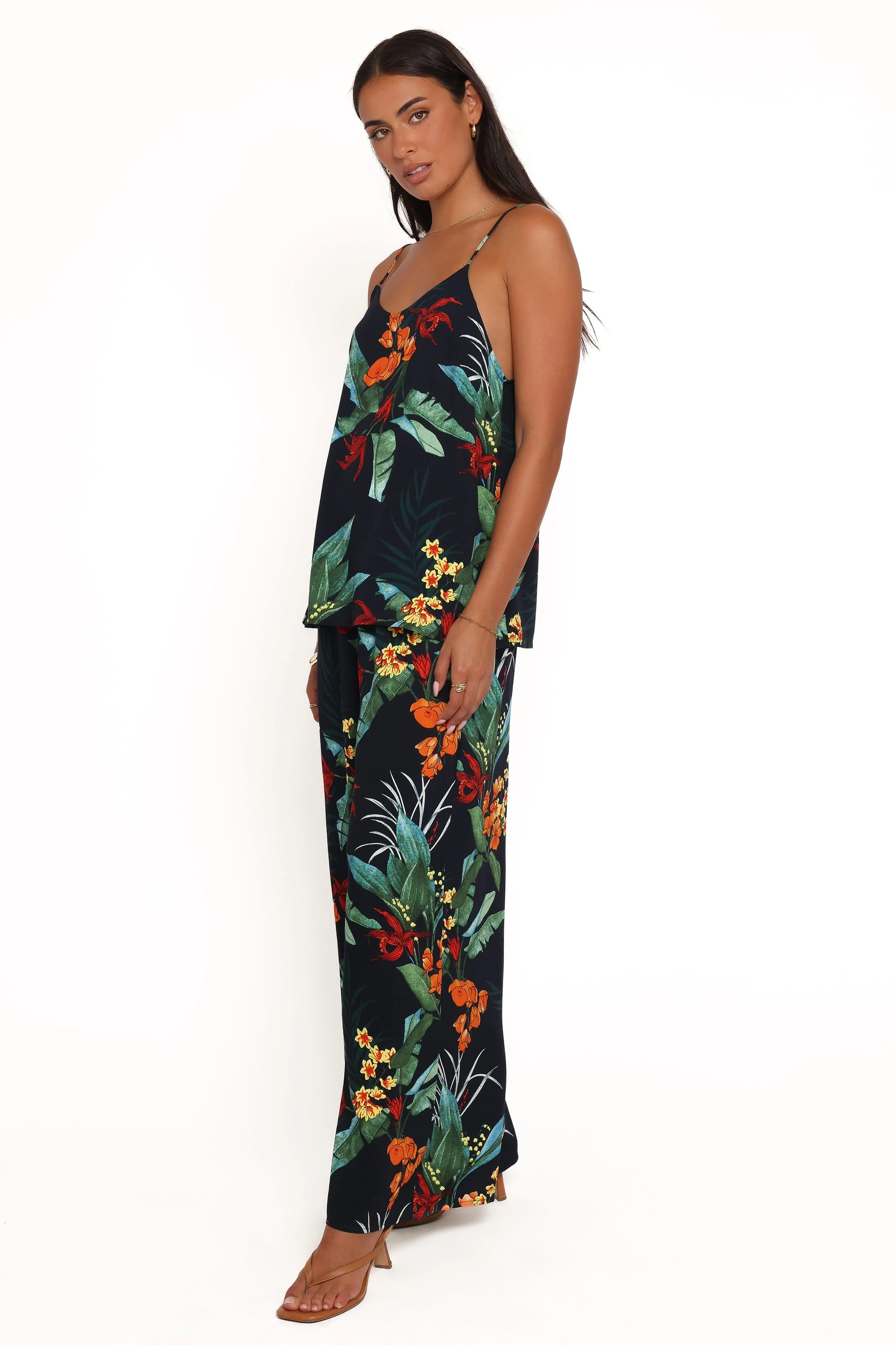 Ginny Pant Set - Blue Floral - Image 3