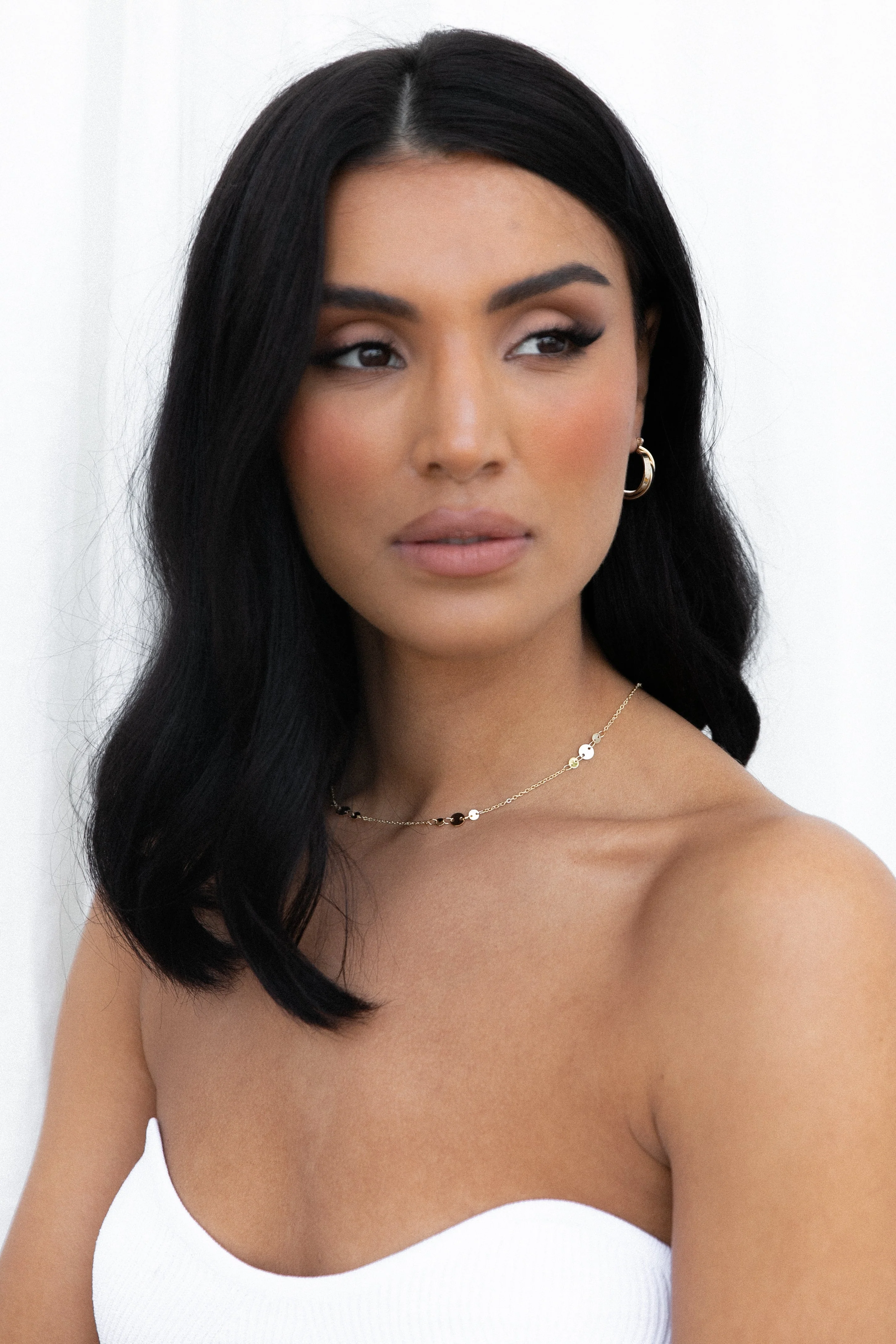 Glimmer Dainty Necklace - Gold - Image 3