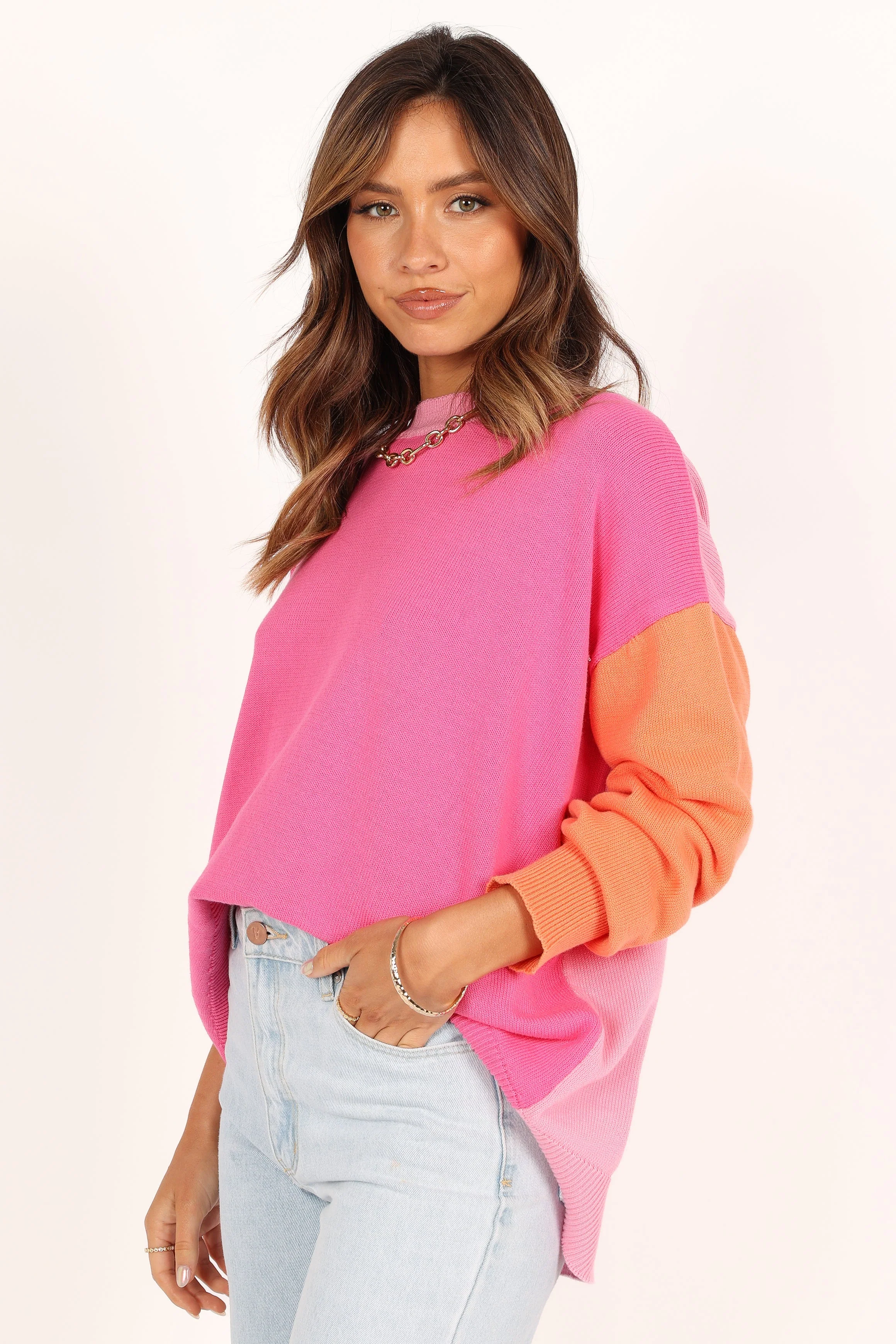 Greer Knit Sweater - Pink - Image 6