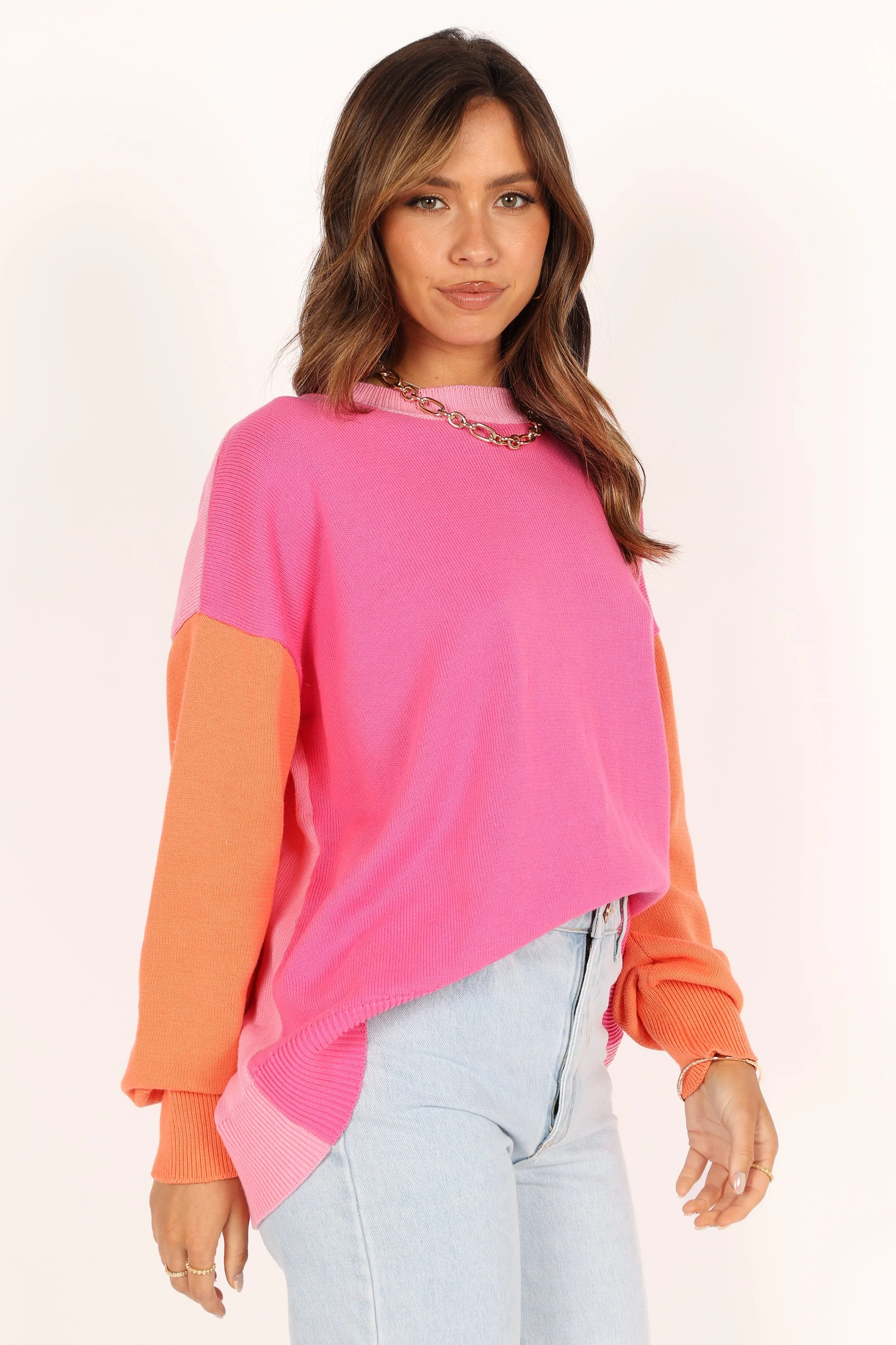 Greer Knit Sweater - Pink - Image 9