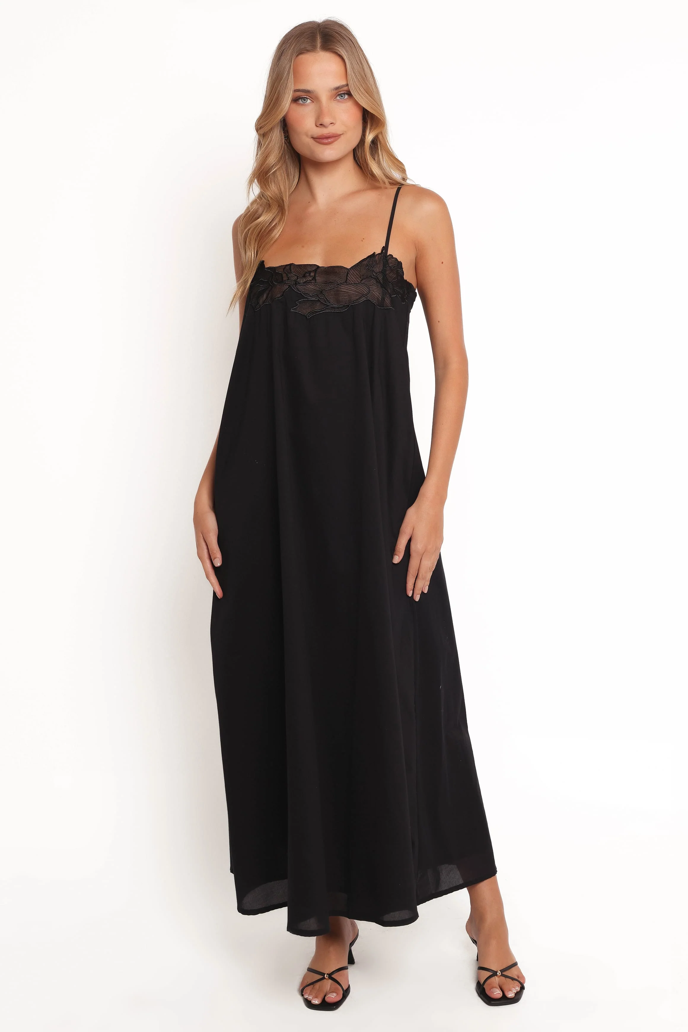 Greta Maxi Dress - Black - Image 2