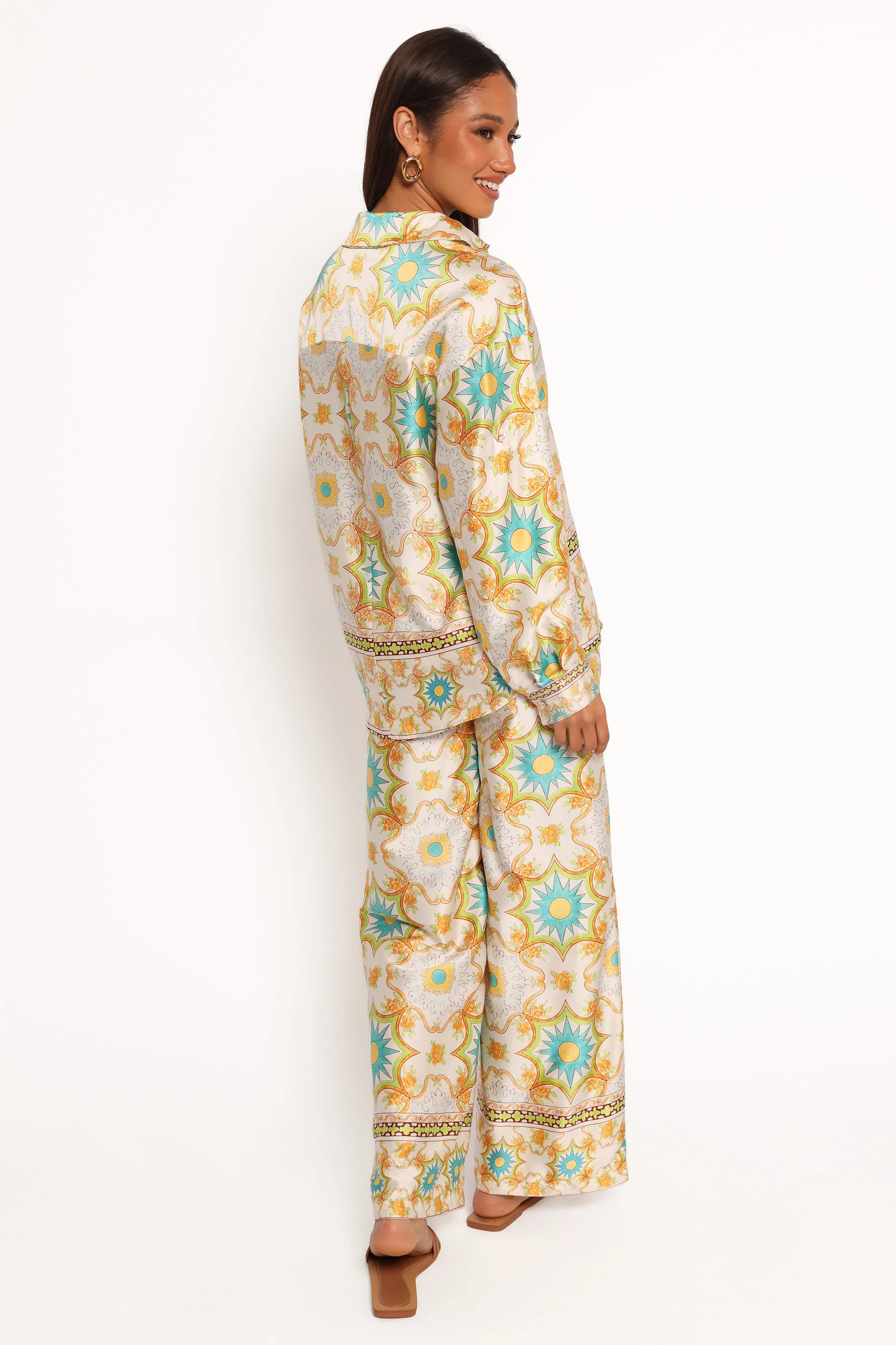 Gretel Pant - White Multi - Image 5