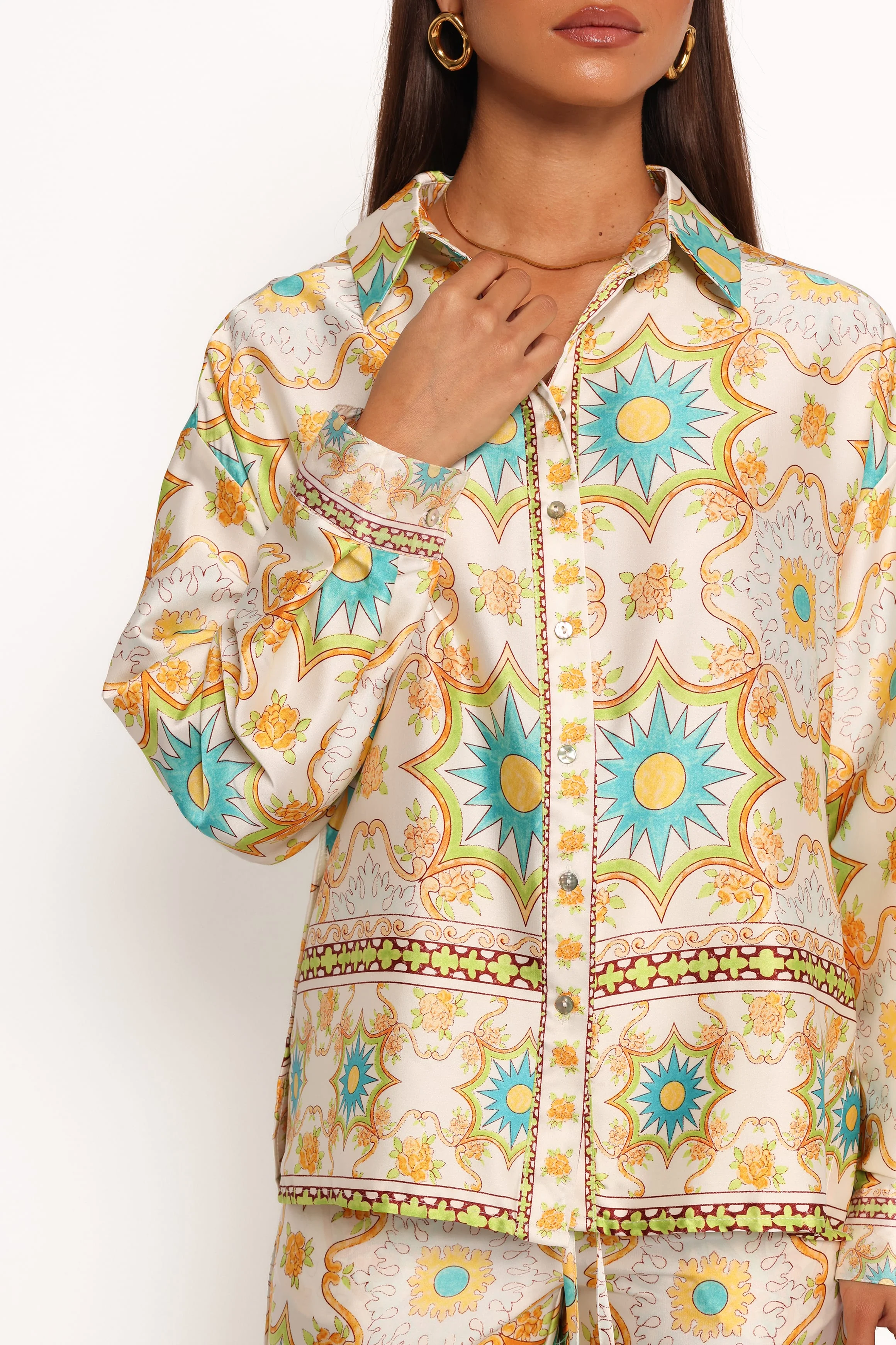 Gretel Shirt - White Multi - Image 4