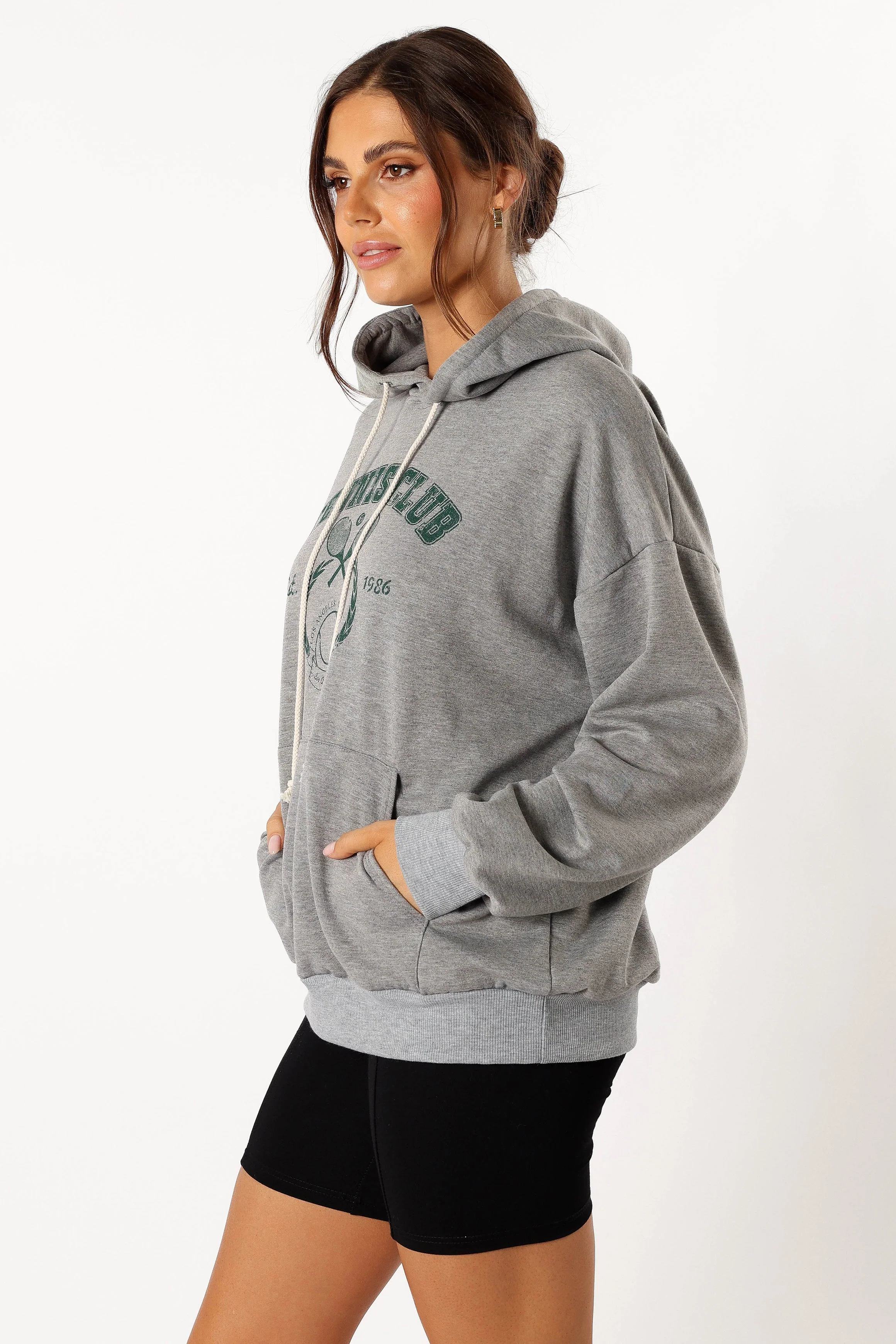 Hailey Tennis Sweatshirt - Gray - Image 3