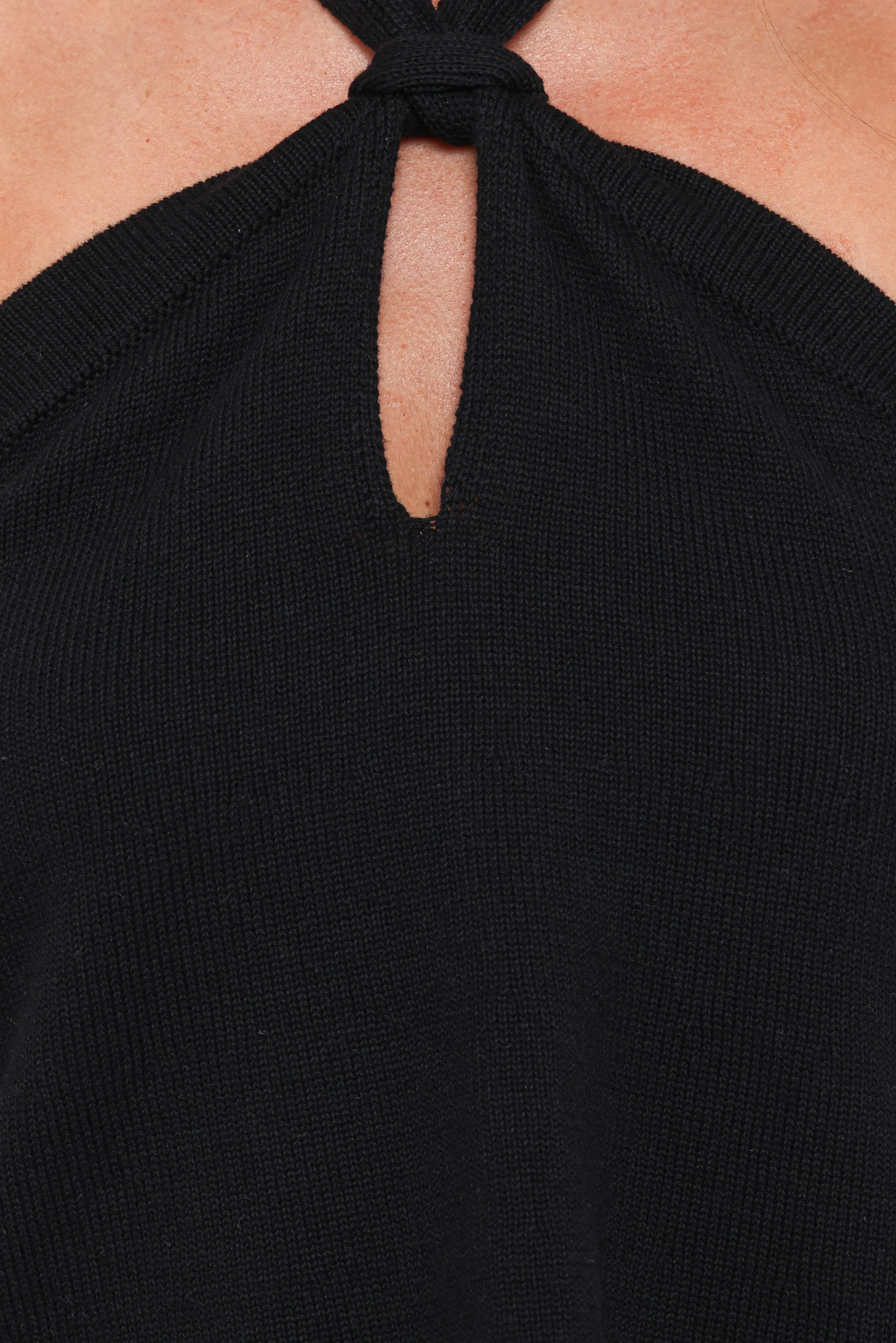 Haley Halter Top - Black - Image 7