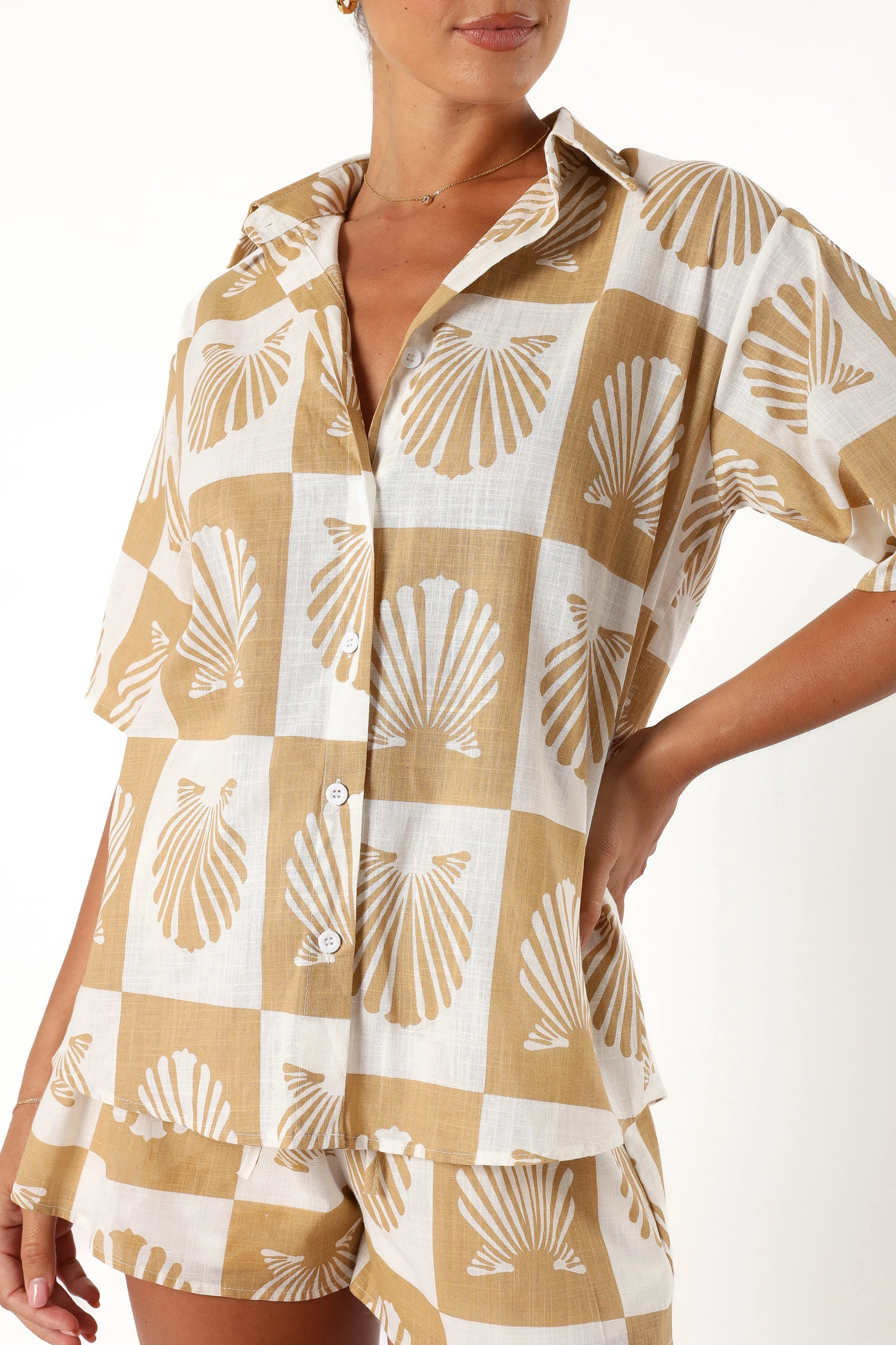 Harvey Short Set - Tan - Image 5