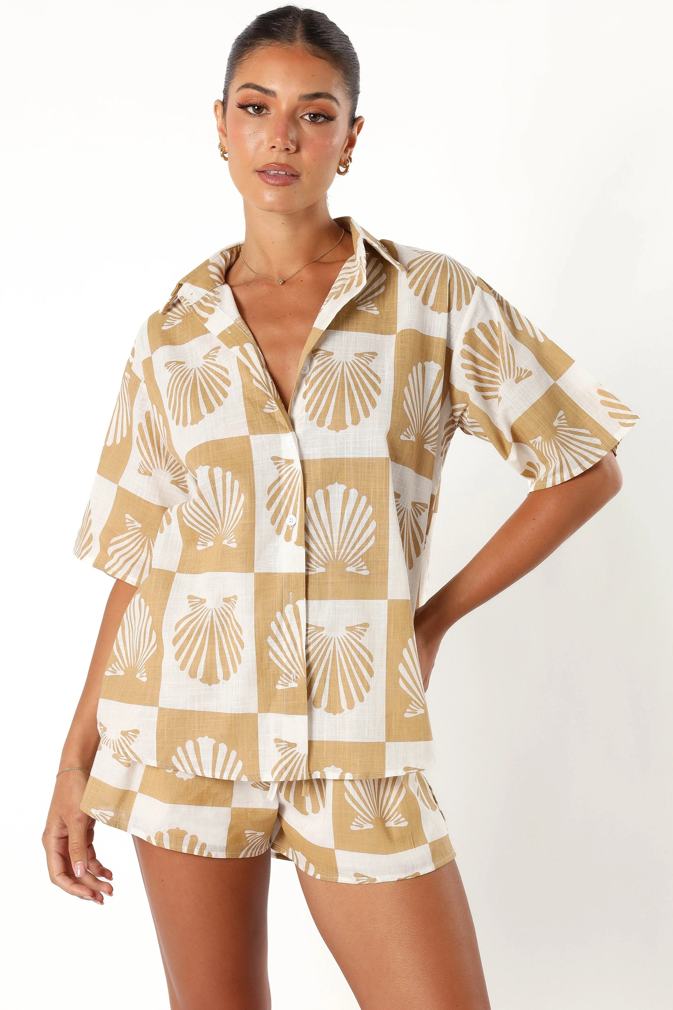 Harvey Short Set - Tan - Image 8