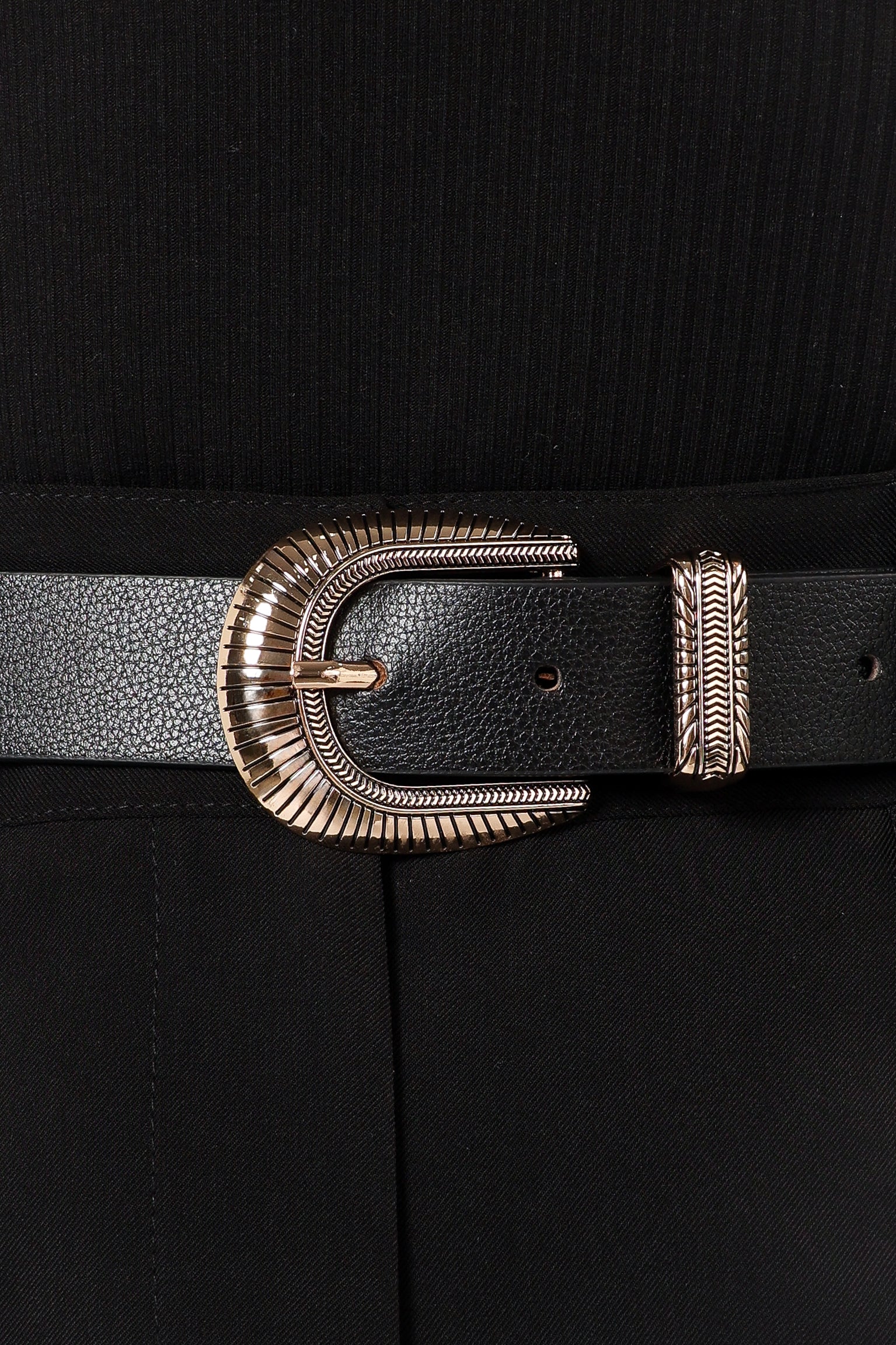 Hayley Belt - Black/Gold - Image 3