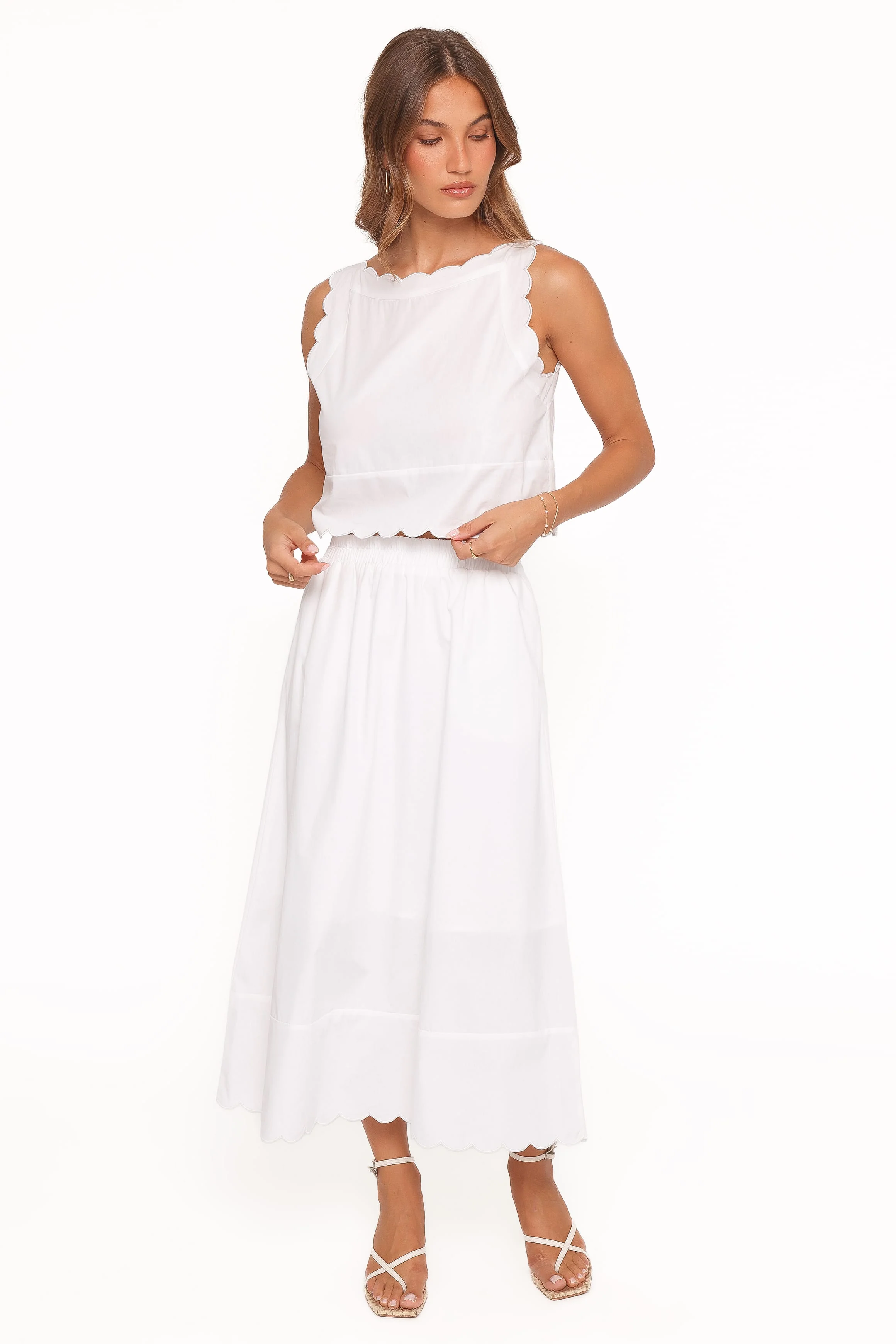 Heather Maxi Skirt Set - White - Image 6