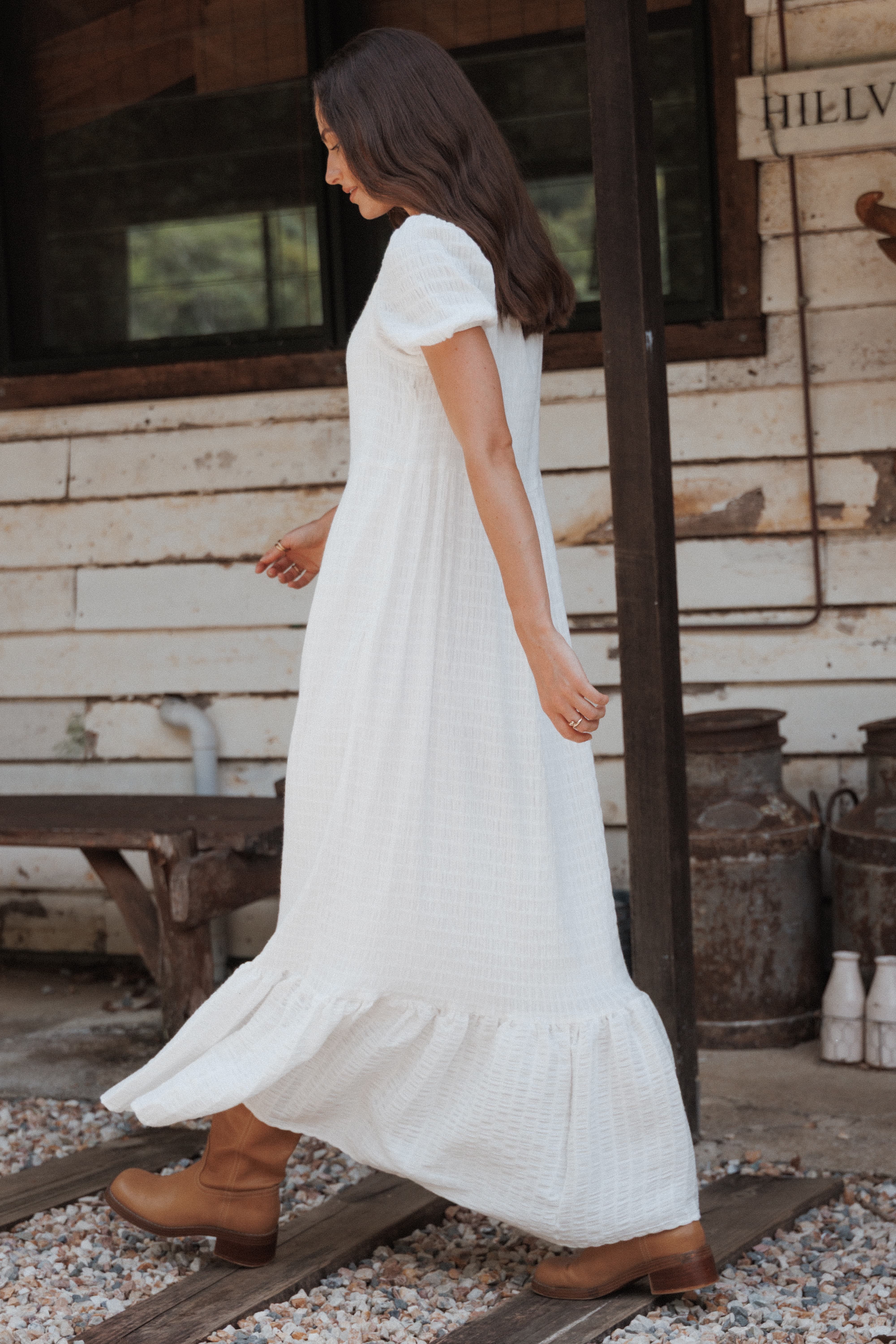 Hedley Maxi Dress - Ivory - Image 8
