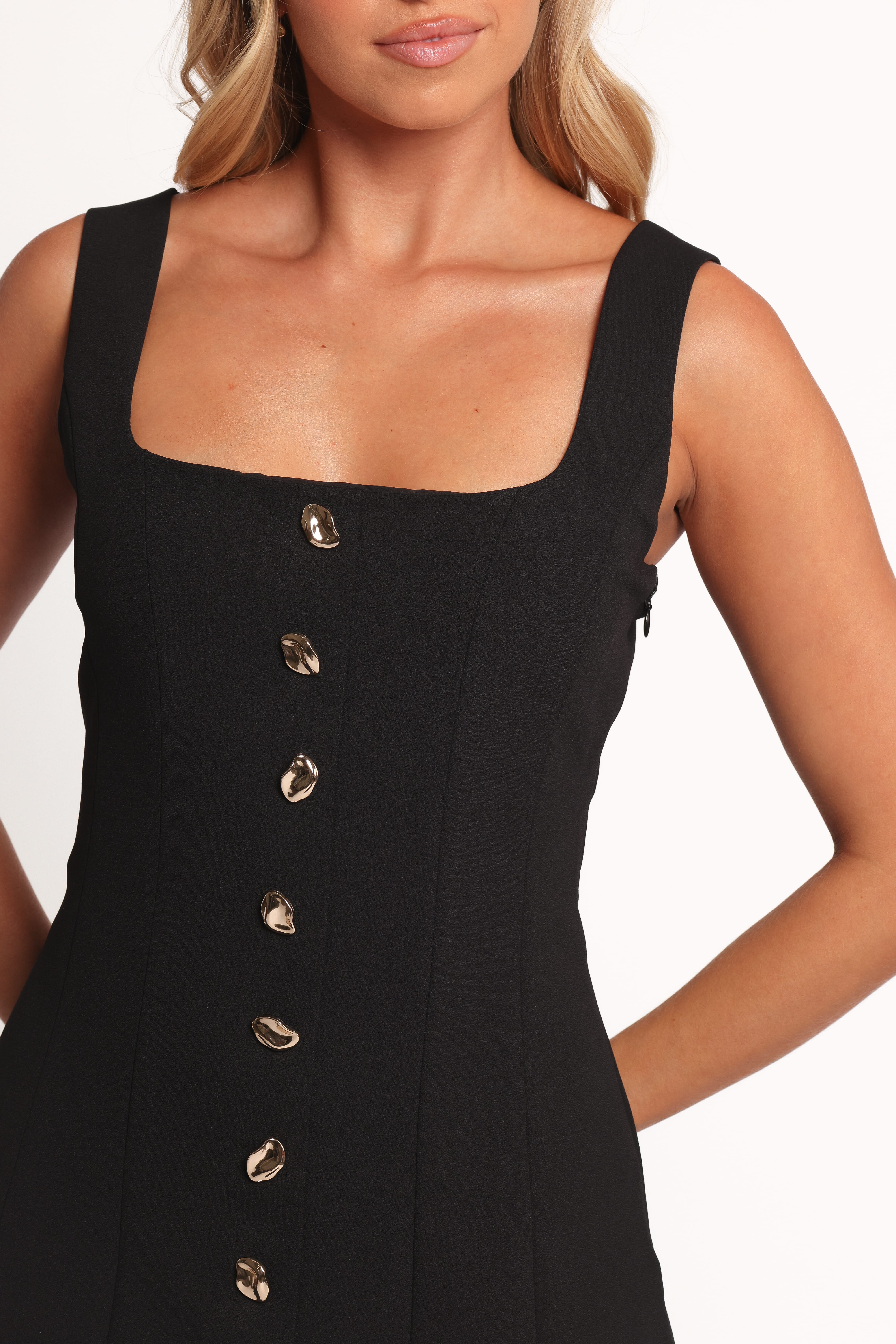 Heidi Mini Dress - Black - Image 2