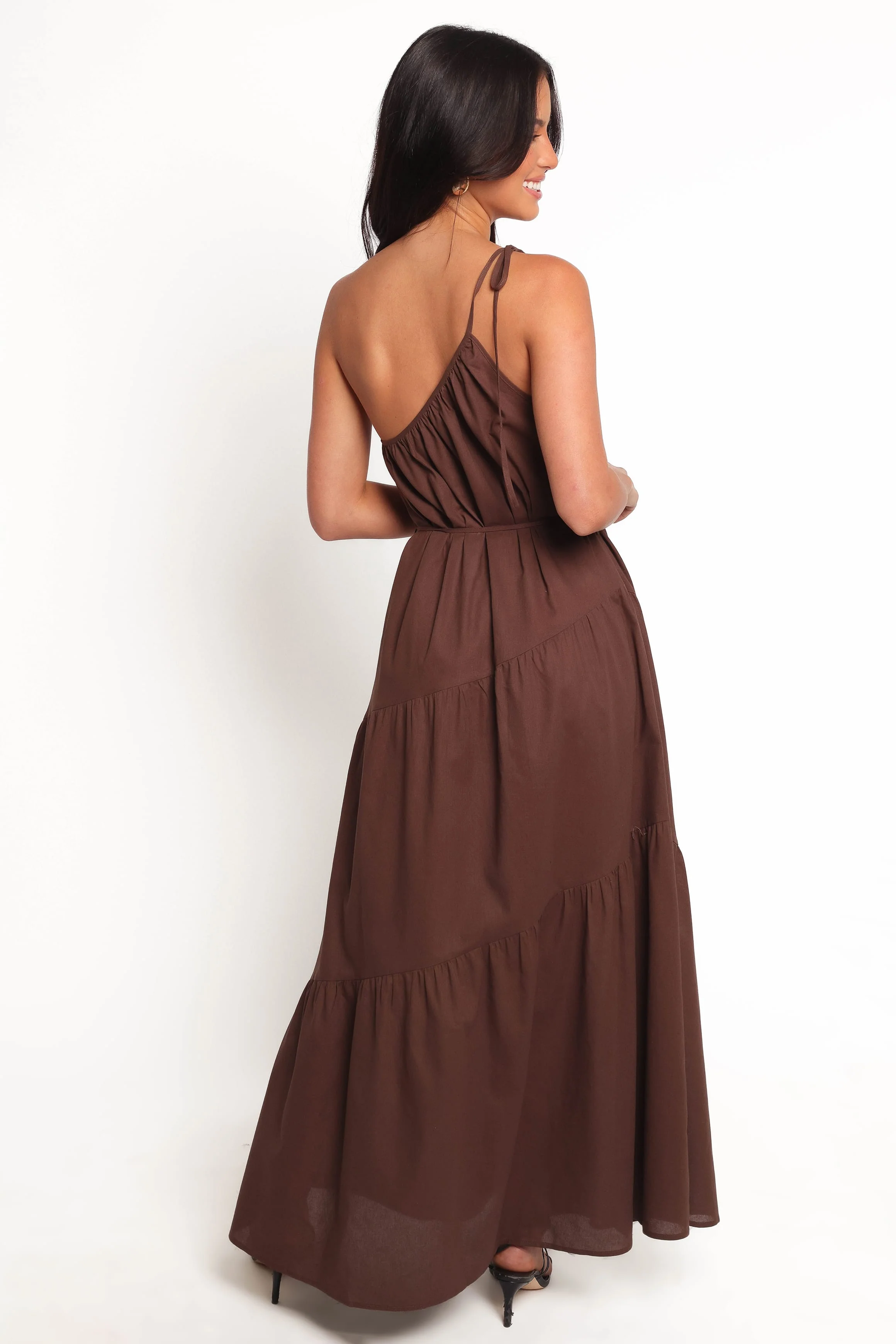 Hilde Maxi Dress - Chocolate - Image 5