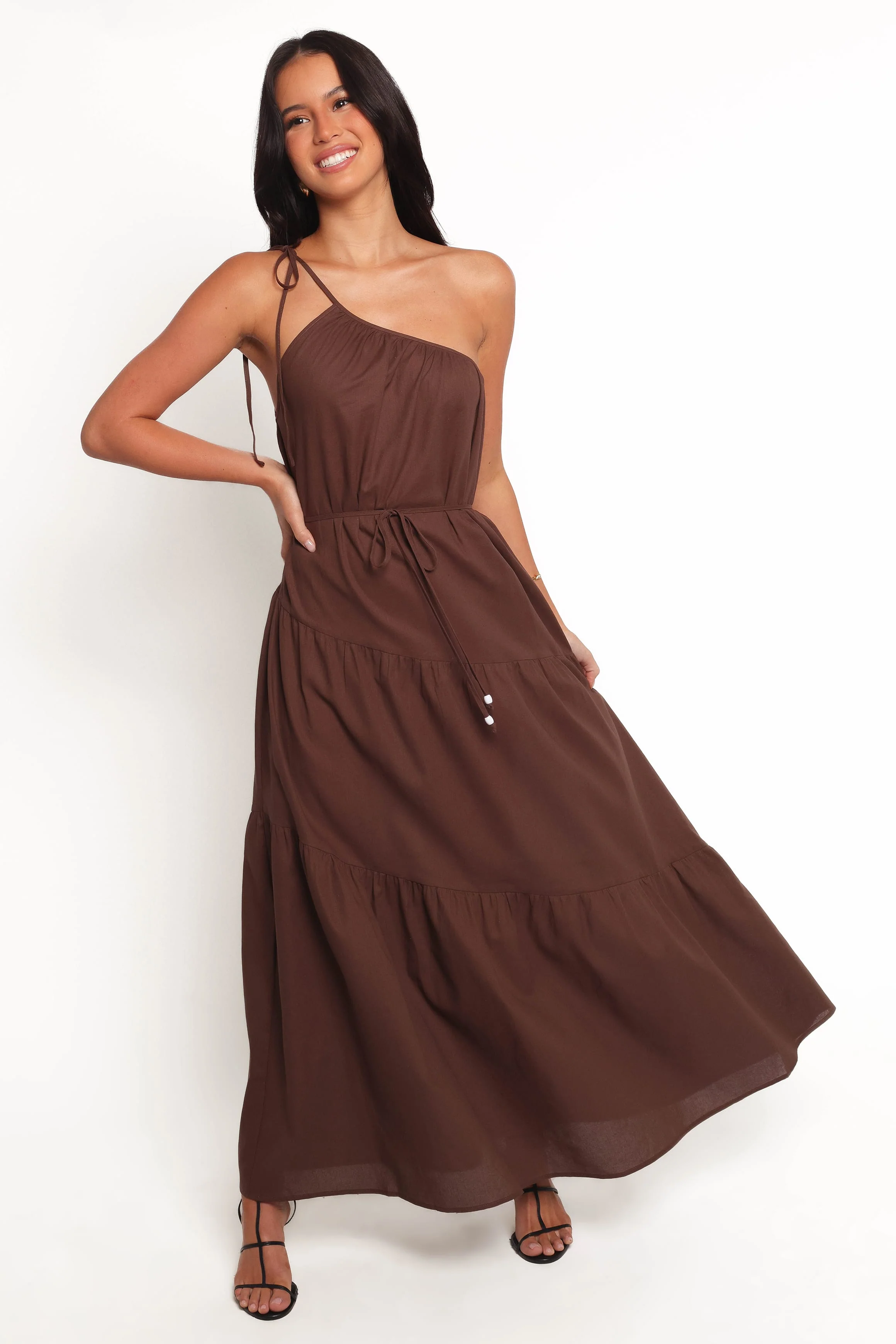 Hilde Maxi Dress - Chocolate - Image 6