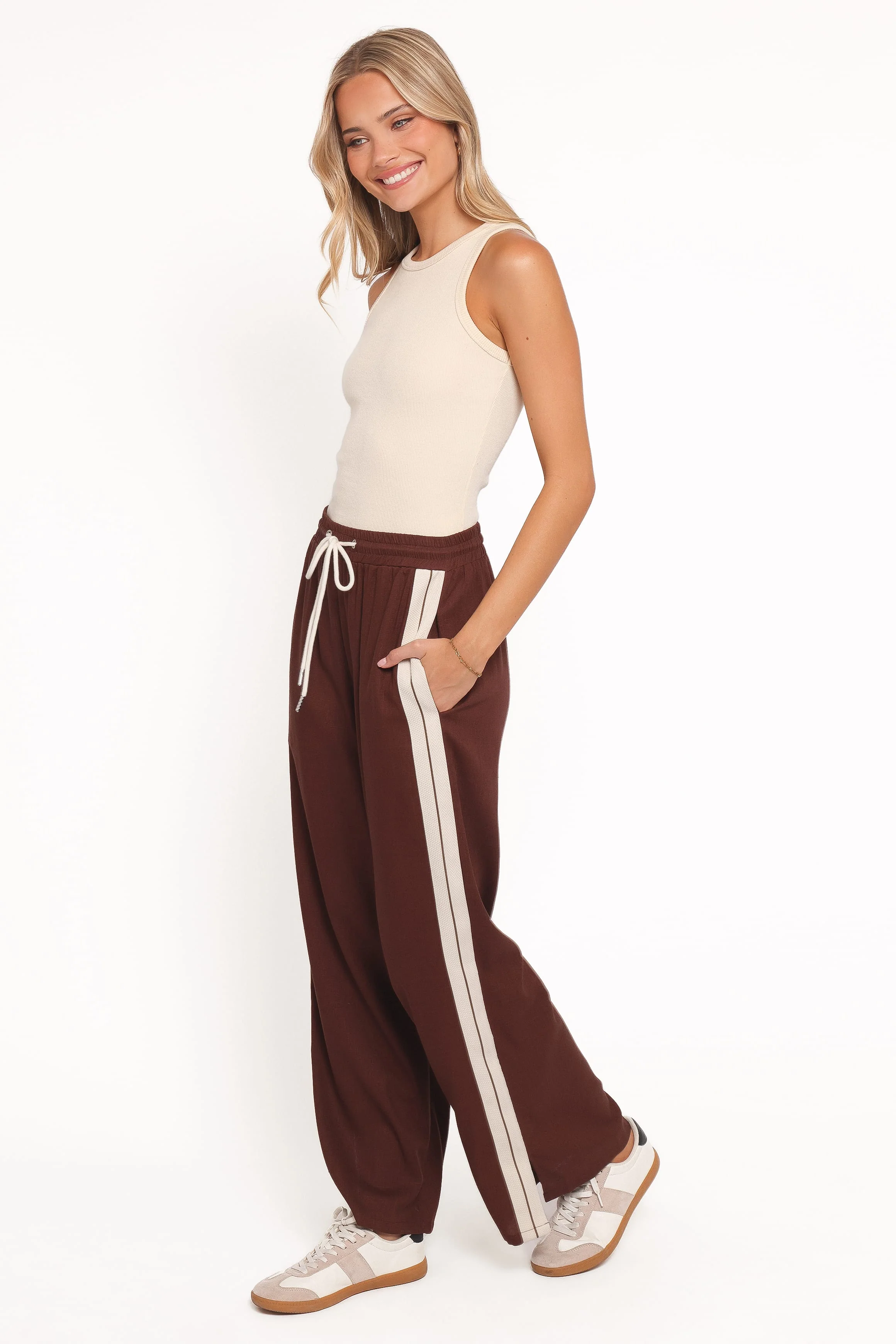Hvar Track Pant - Brown - Image 3