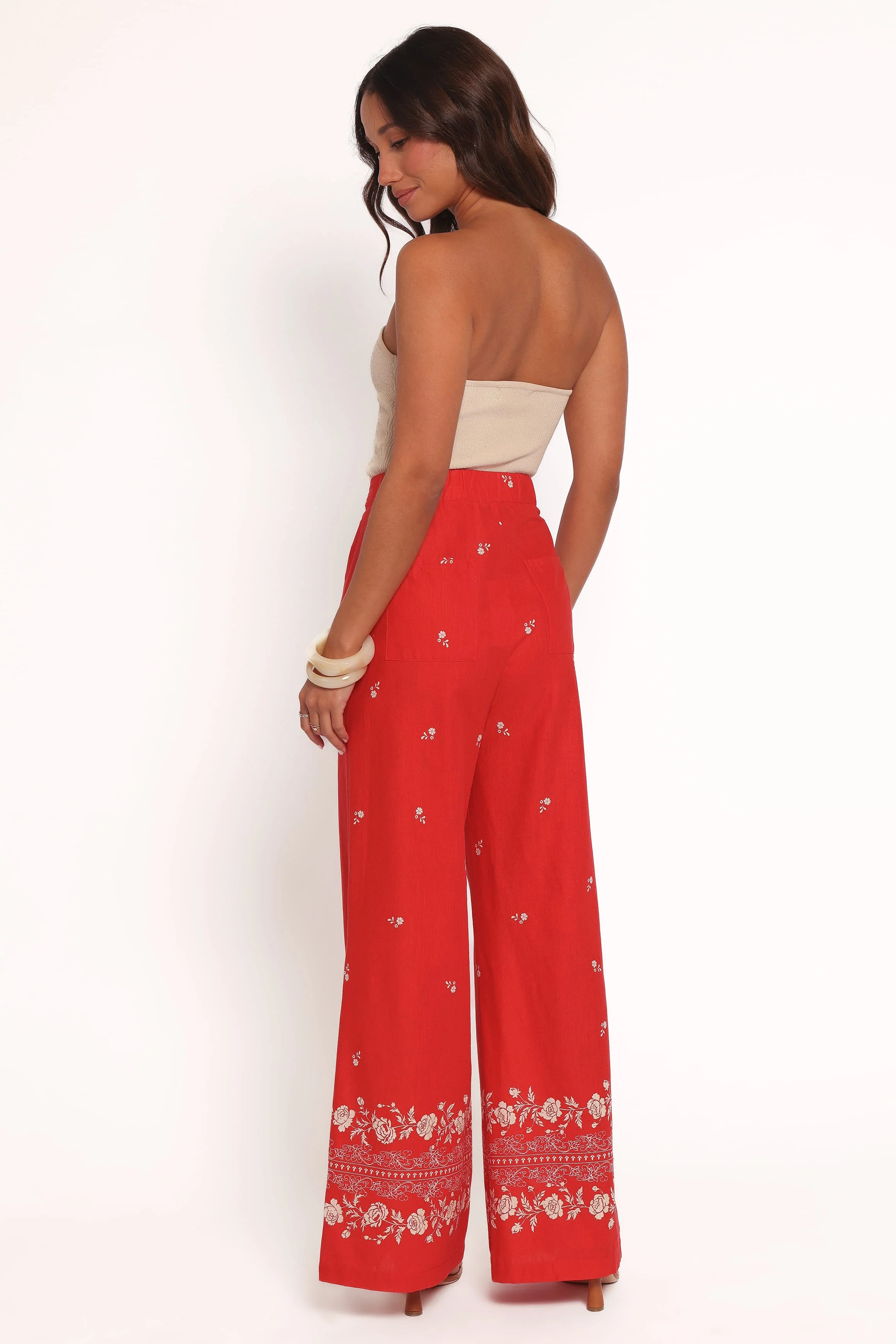 Ilara Pant - Red Floral - Image 4