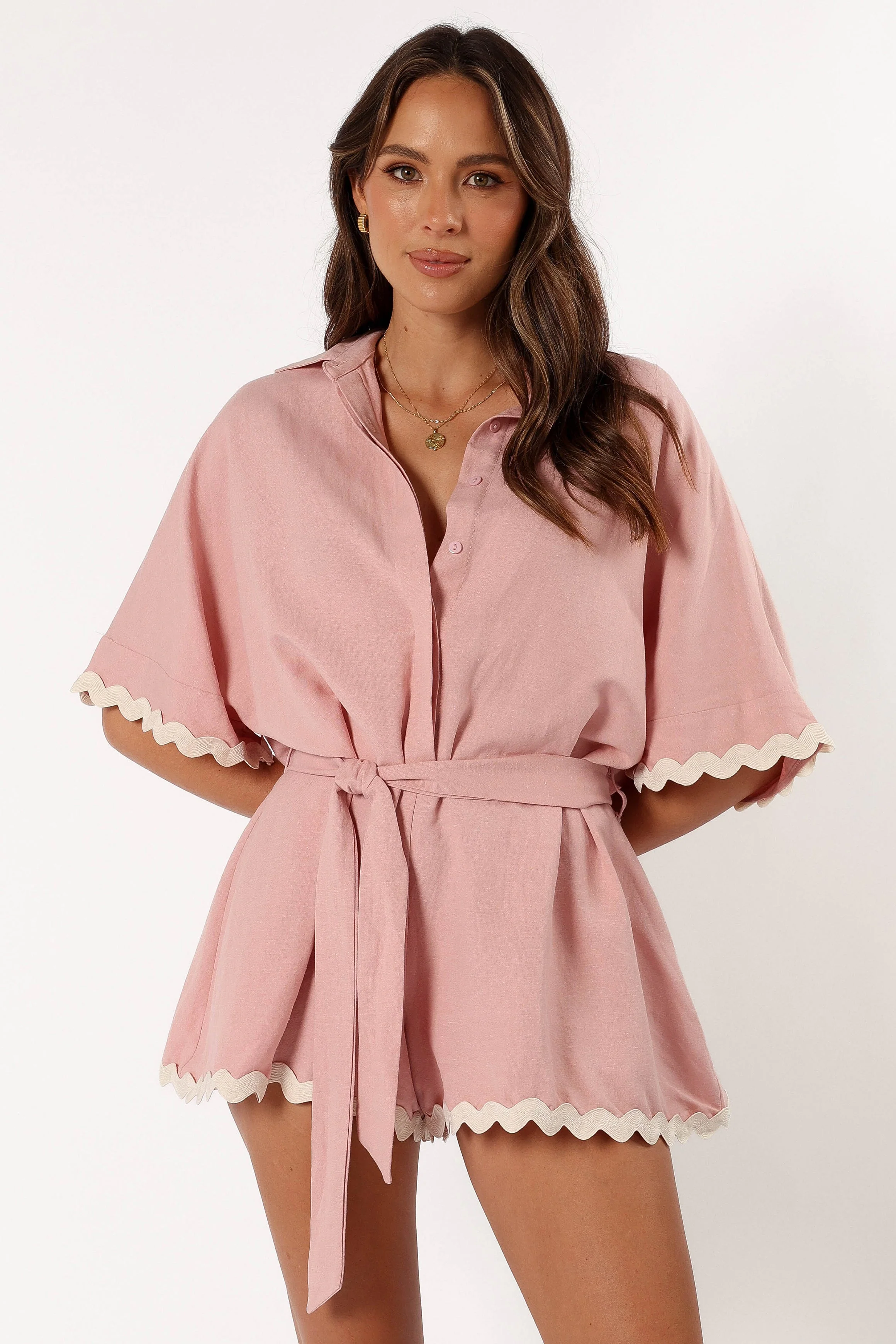 Isabella Romper - Pink - Image 2