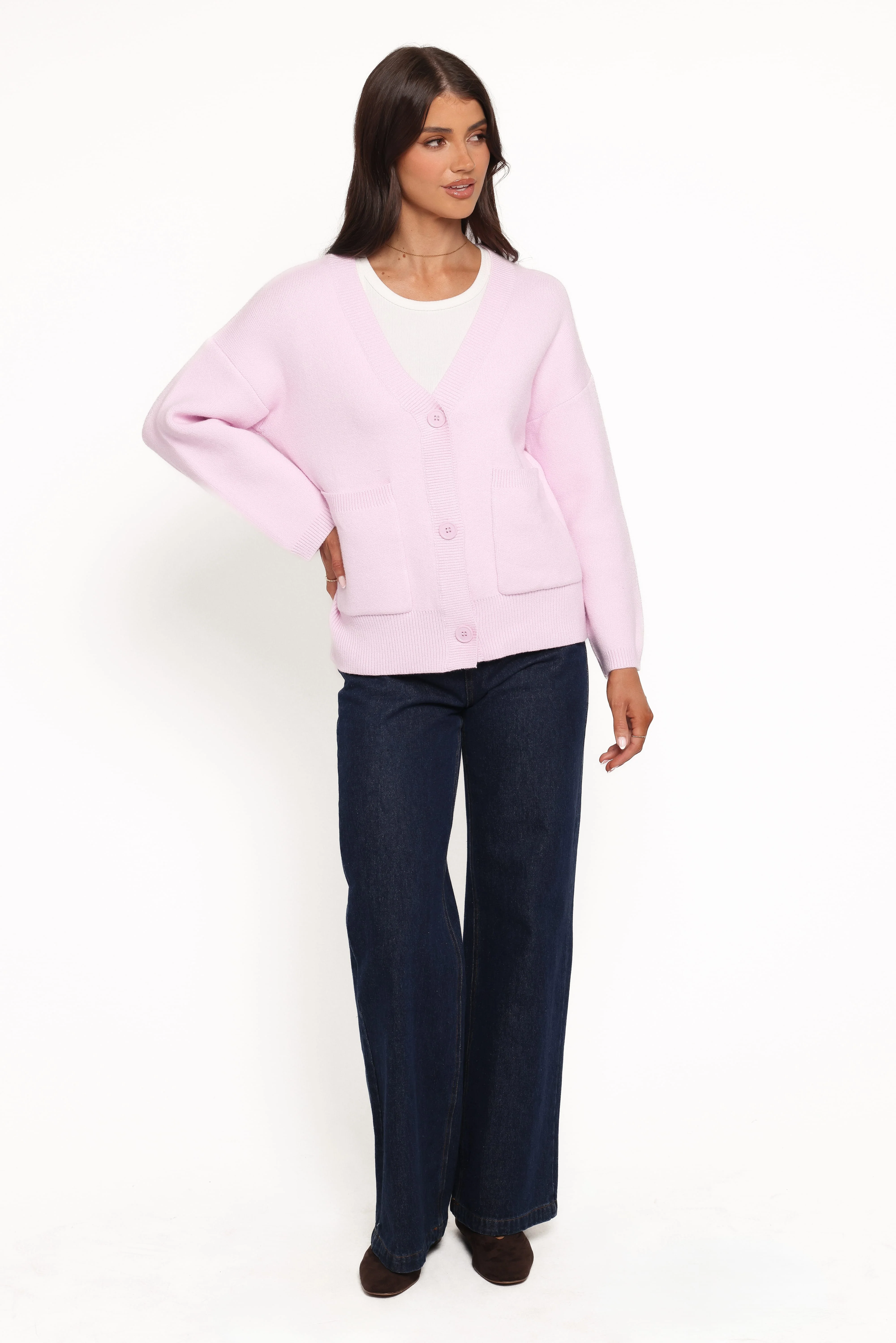 Jayden Cardigan - Pale Pink - Image 6