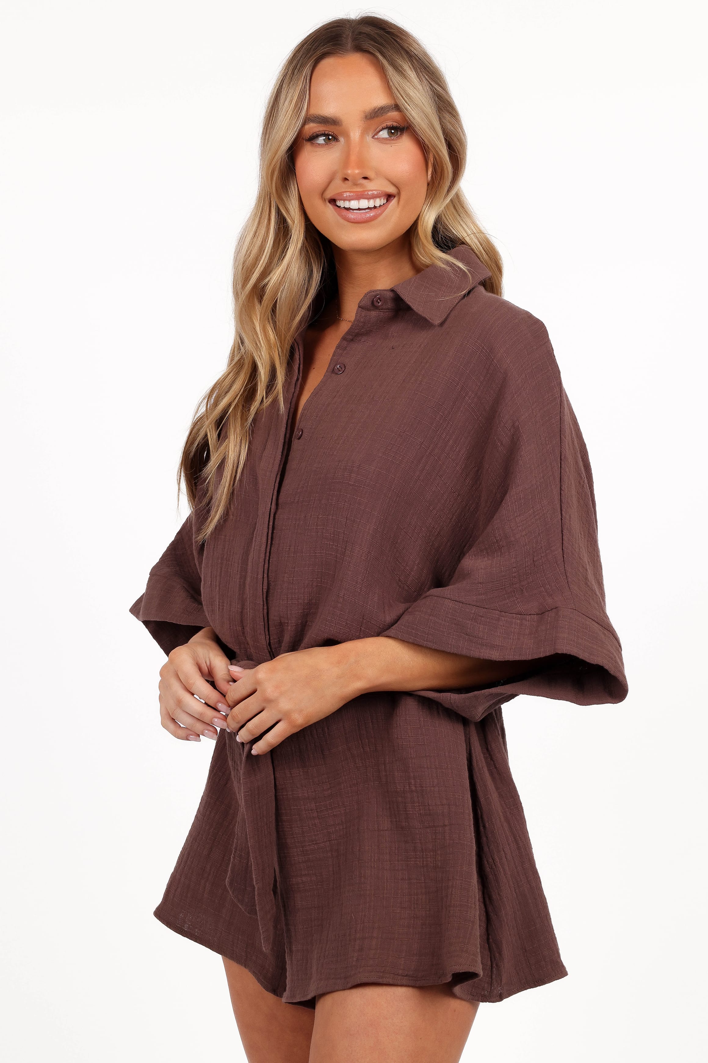 Jemmy Romper - Chocolate Brown - Image 5