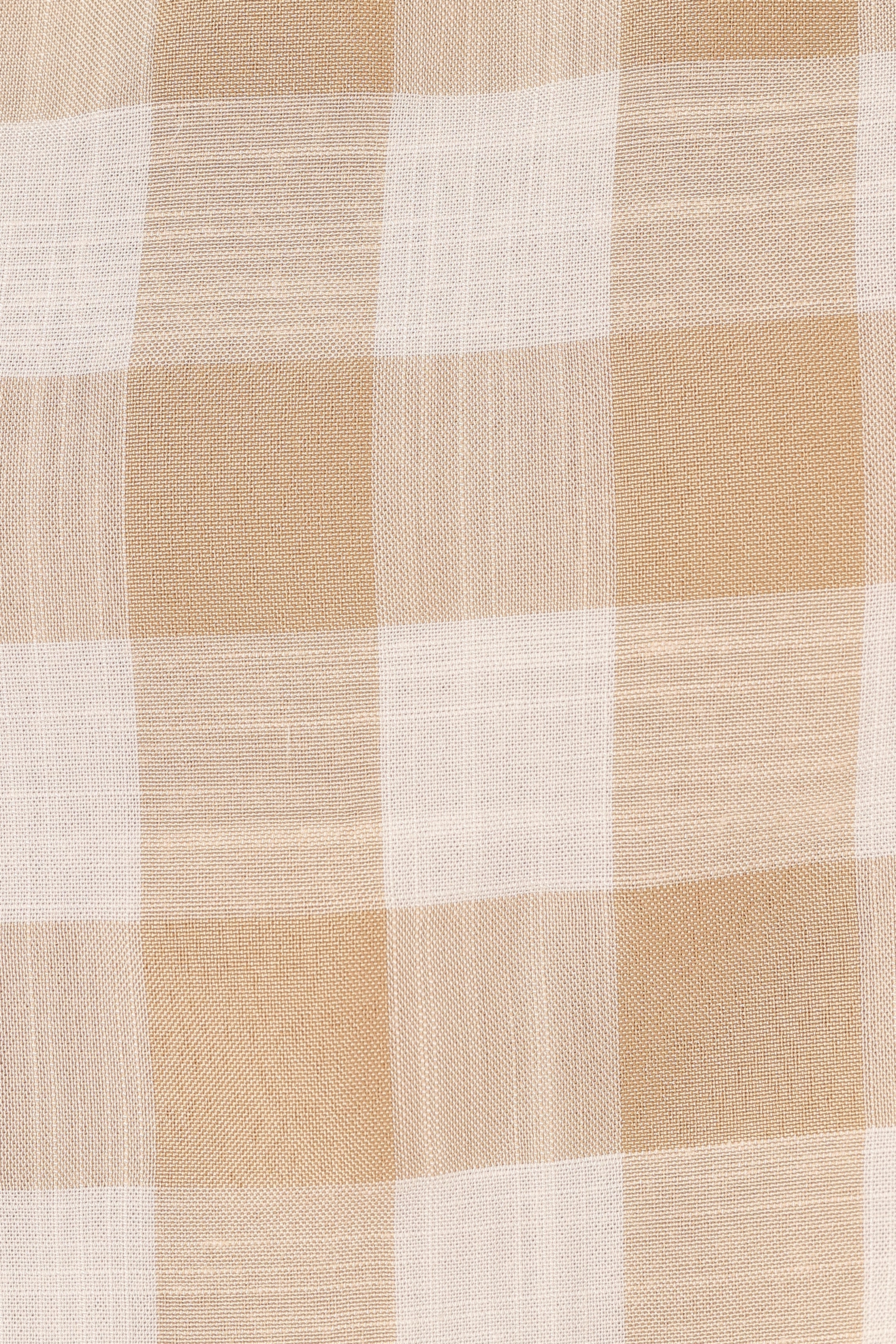Jemmy Top - Beige Check - Image 8