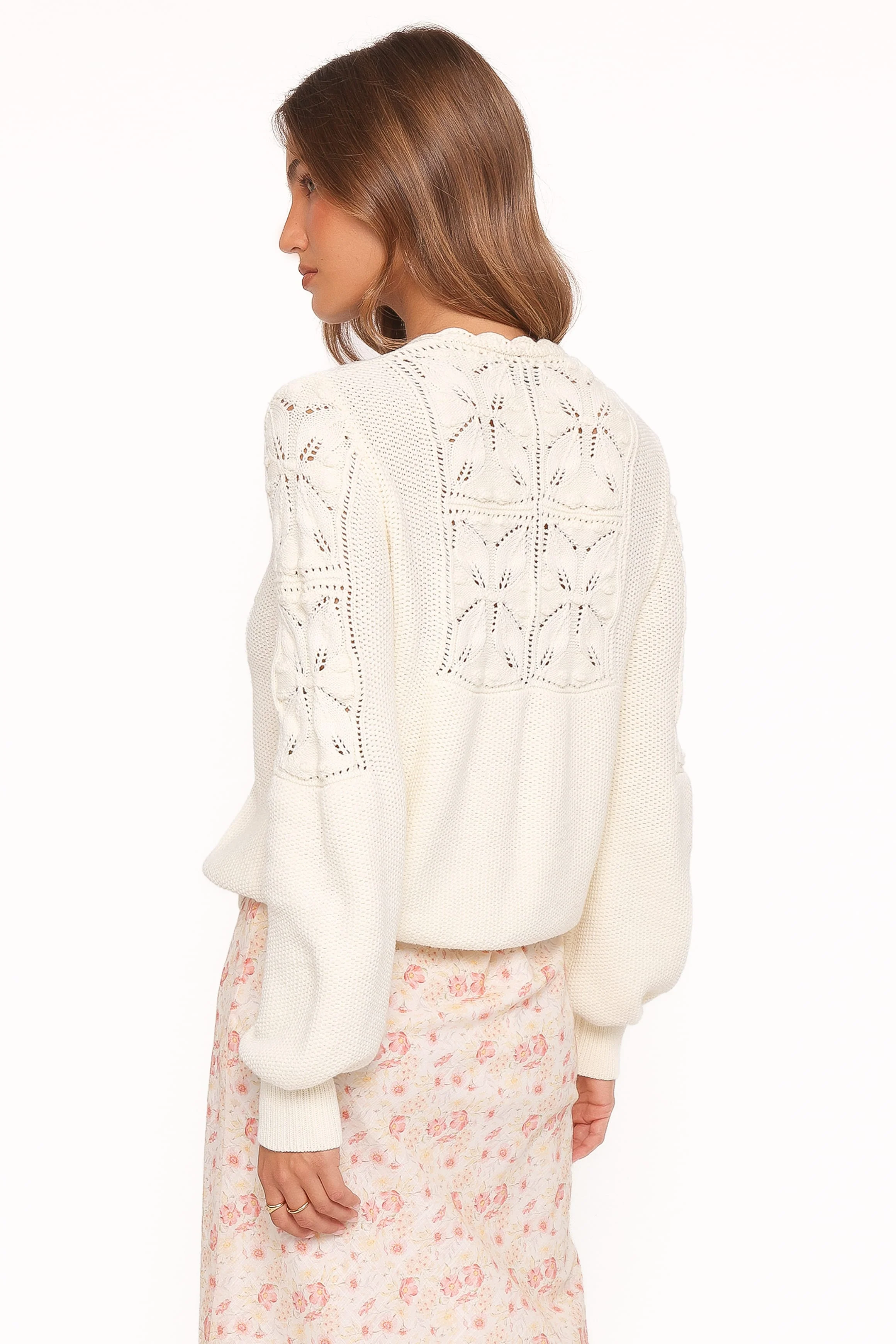Jenner Button Front Cardigan - Butter Yellow - Image 5