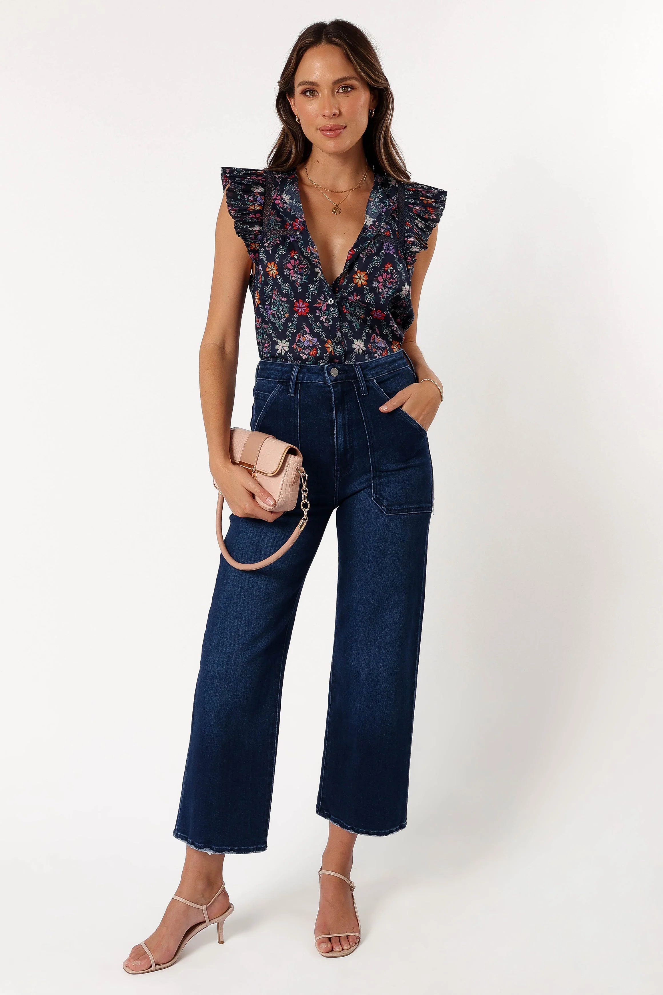 Joelle Top - Navy - Image 2