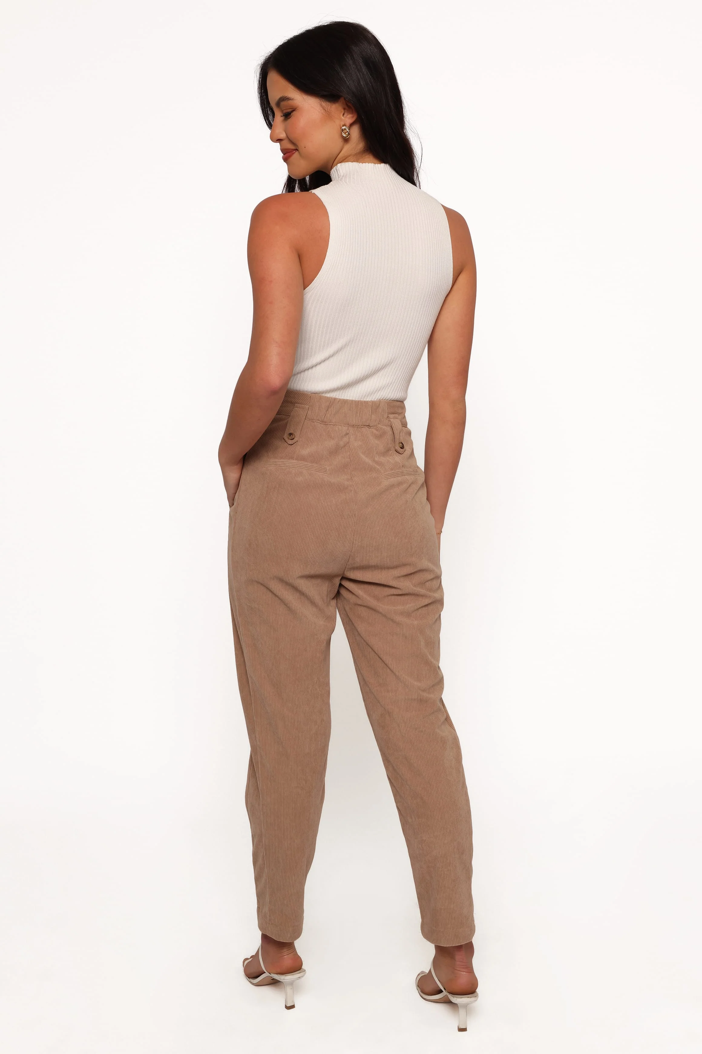 Jones Cord Pant - Brown - Image 6