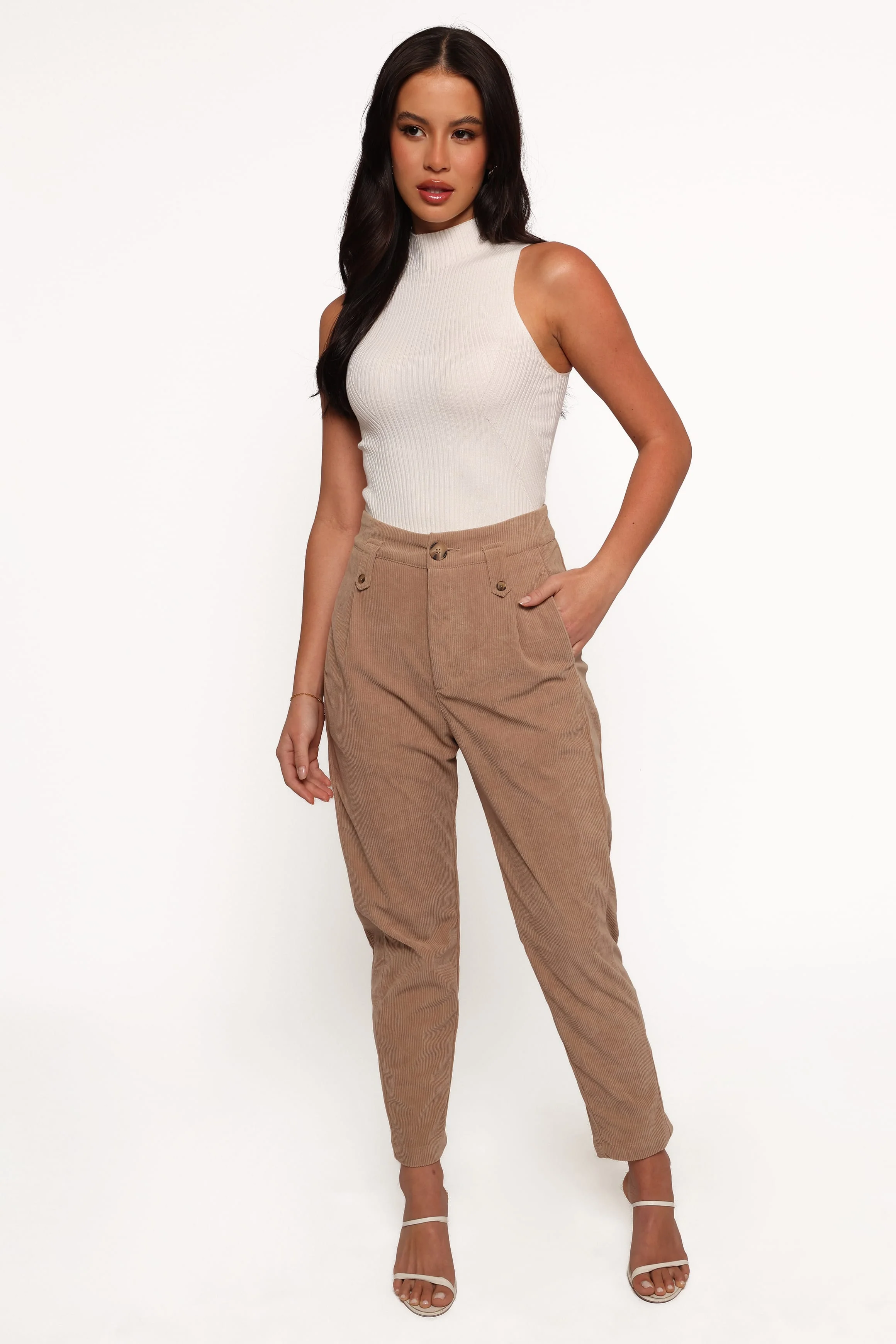 Jones Cord Pant - Brown - Image 7