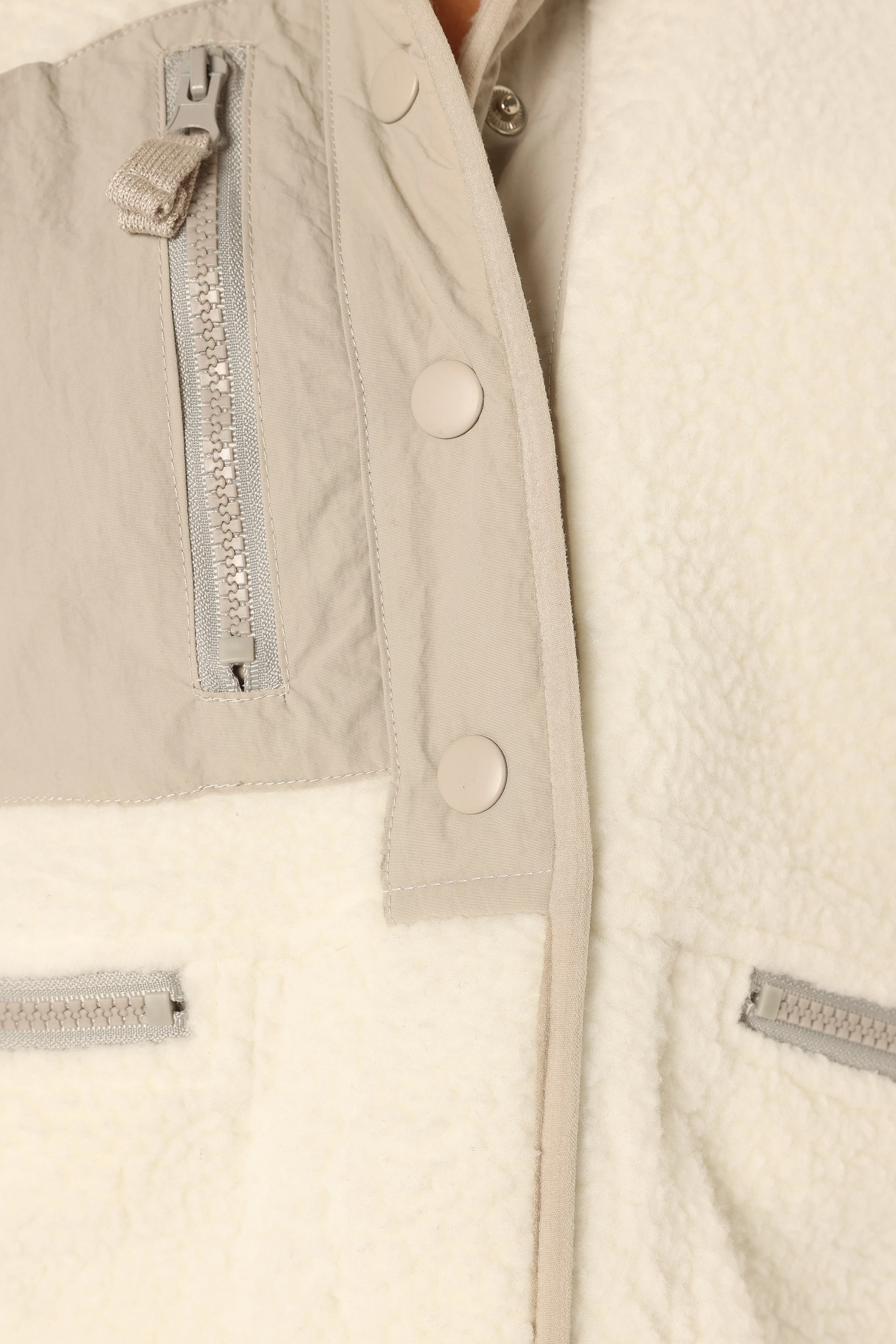 Josephine Zip Front Jacket - Ivory - Image 10