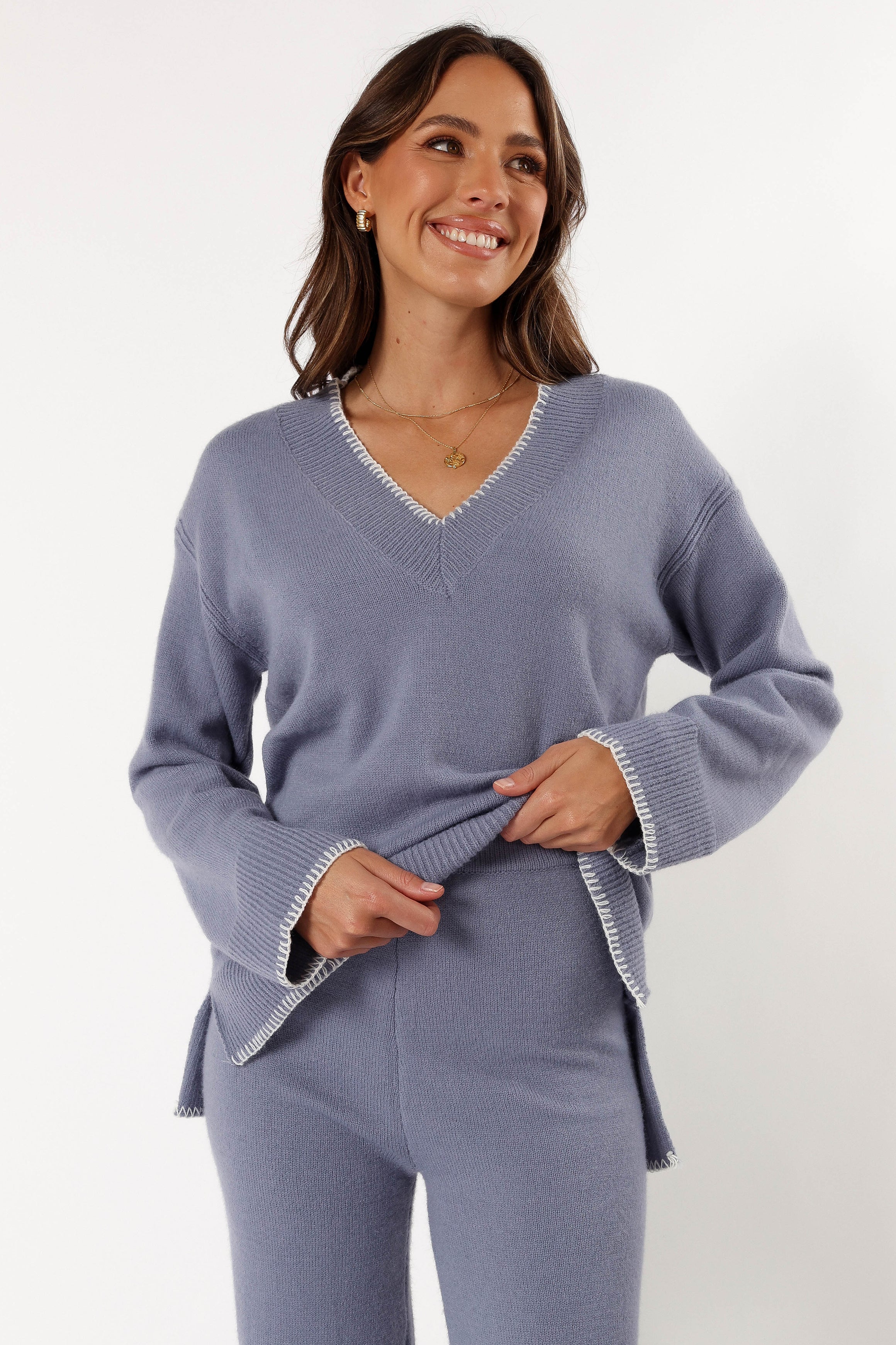 Josslyn Sweater - Grey - Image 9