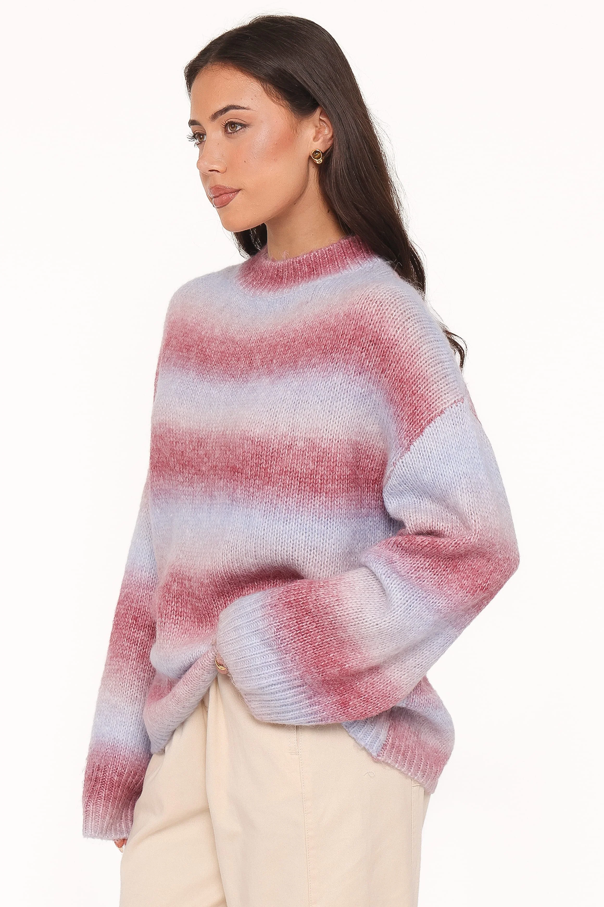 Joy Knit Sweater - Blue Ombre - Image 3