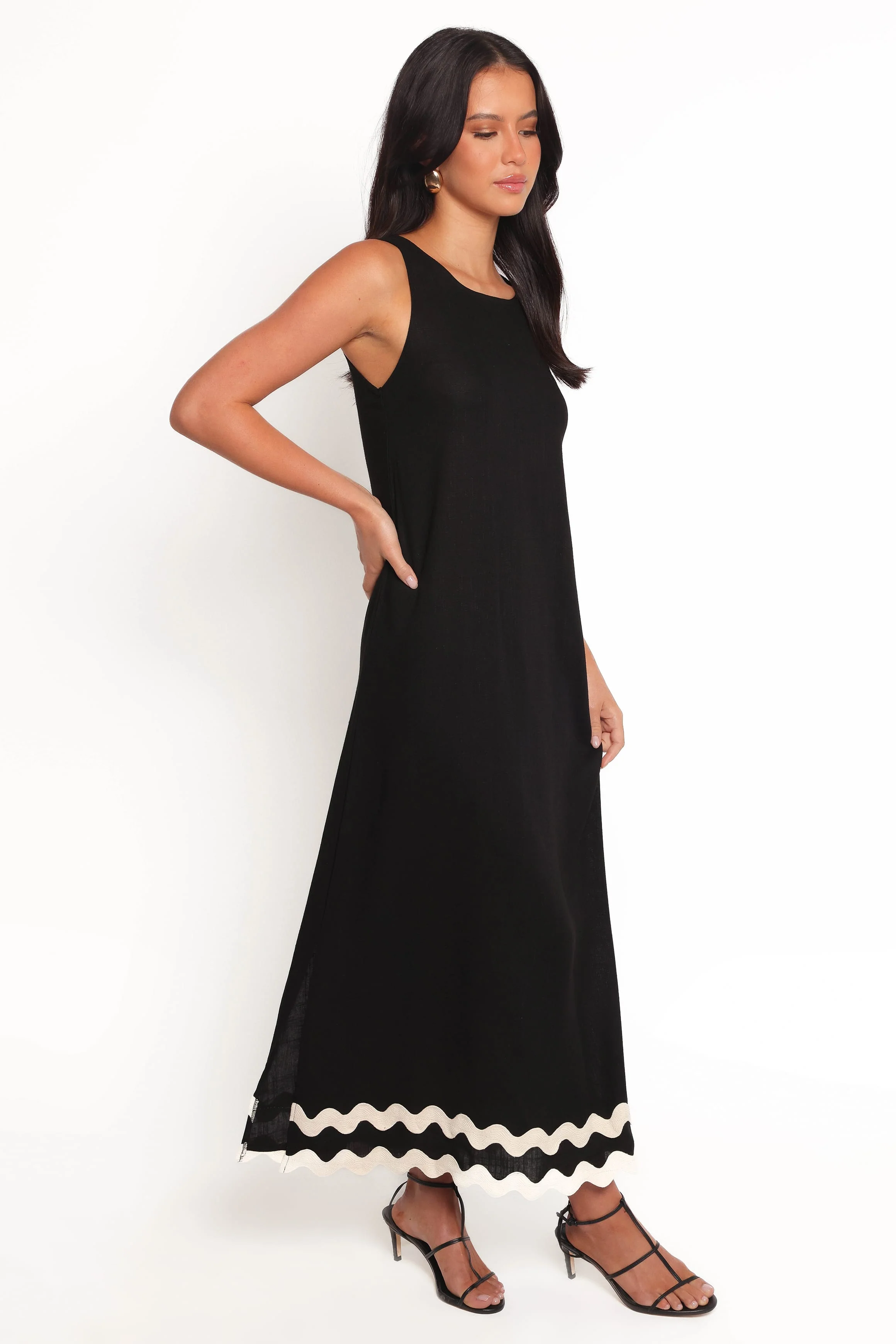 Juno Maxi Dress - Black - Image 4
