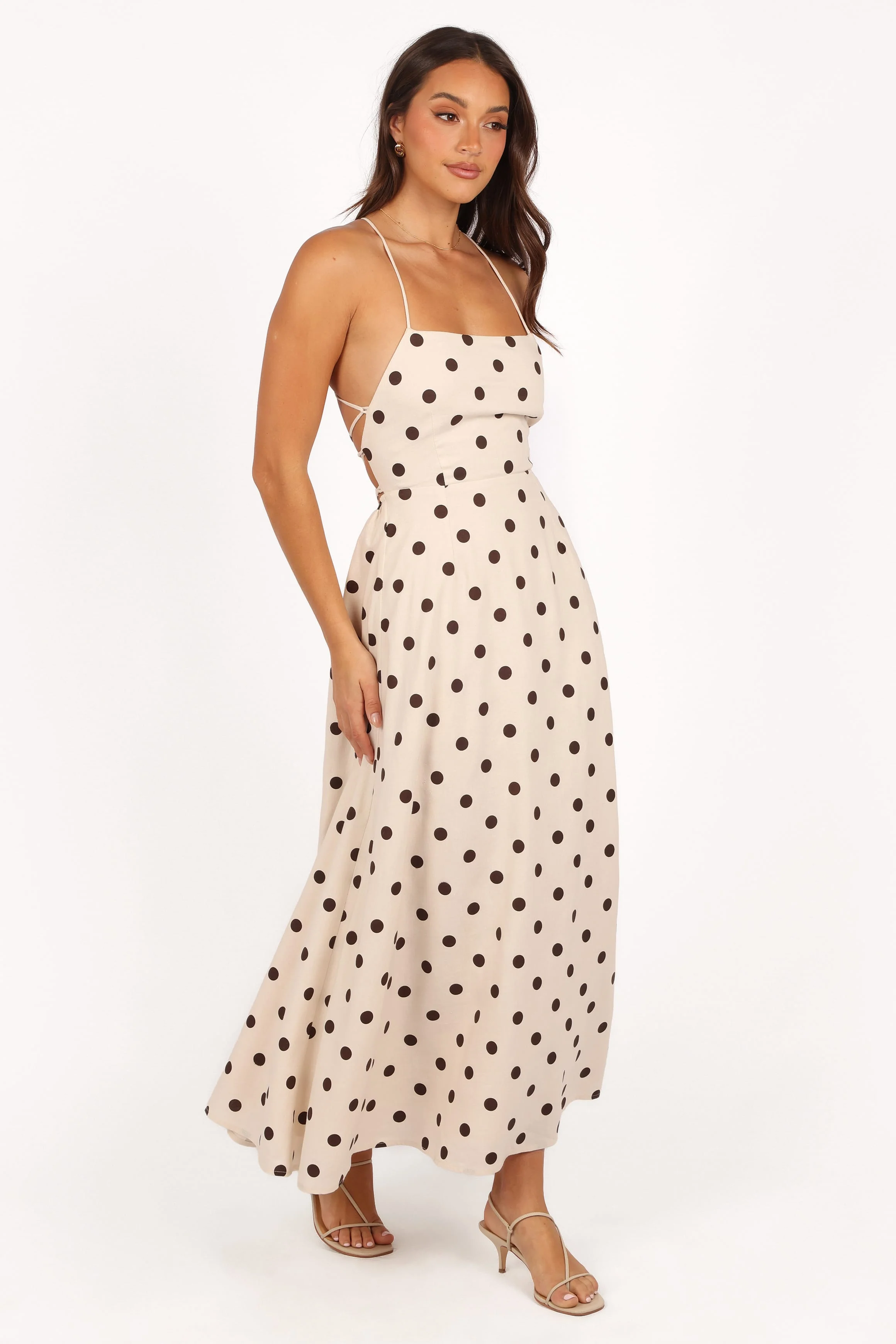 Kailana Midi Dress - Cream - Image 7
