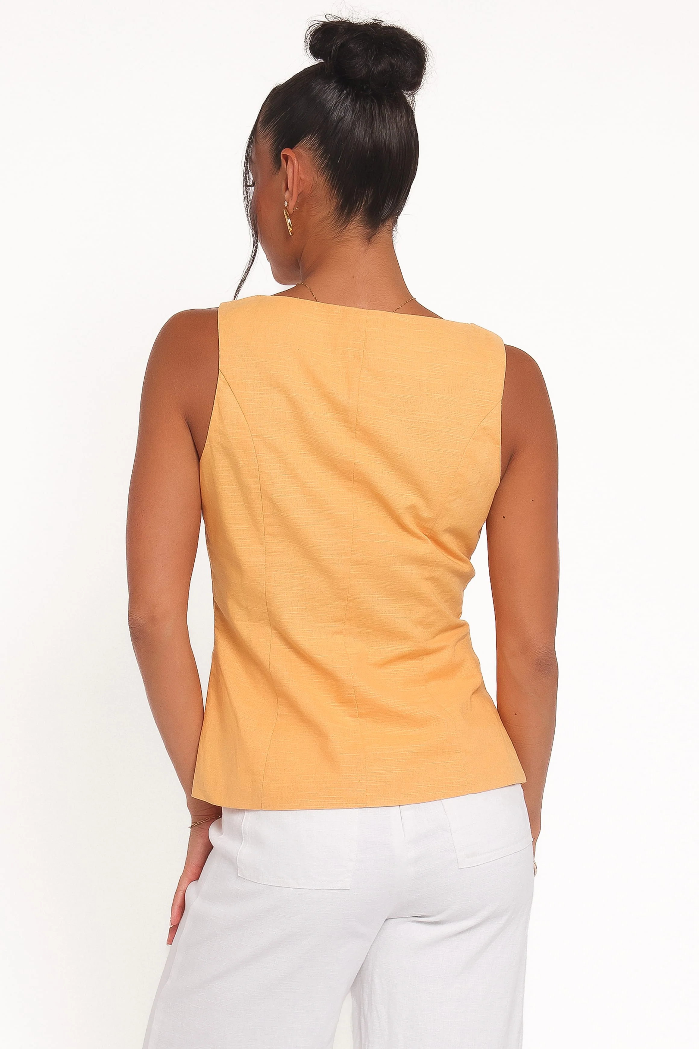 Kalyssa Asymmetrical Vest - Mango - Image 5