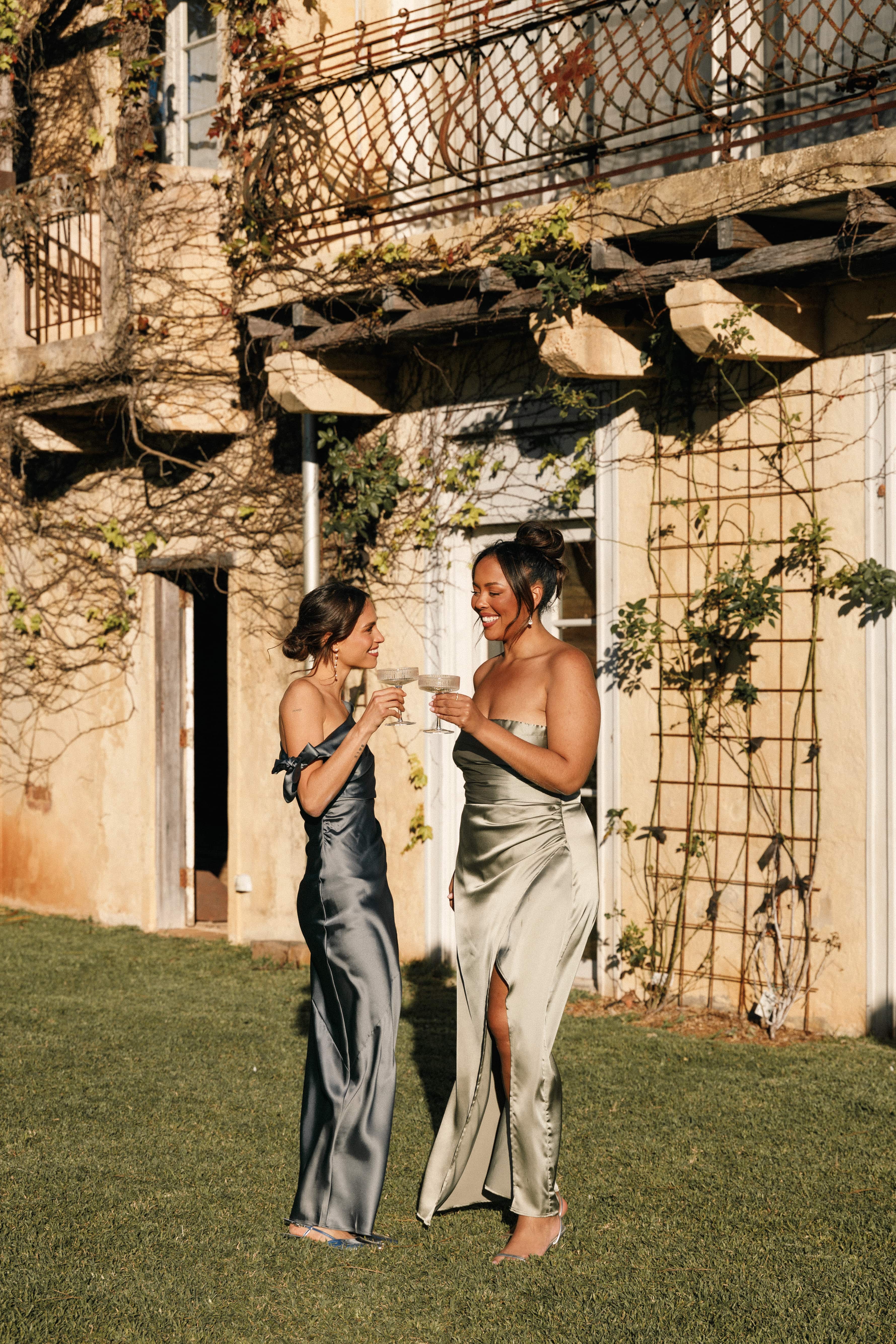 Kara Strapless Maxi Dress - Olive - Image 2