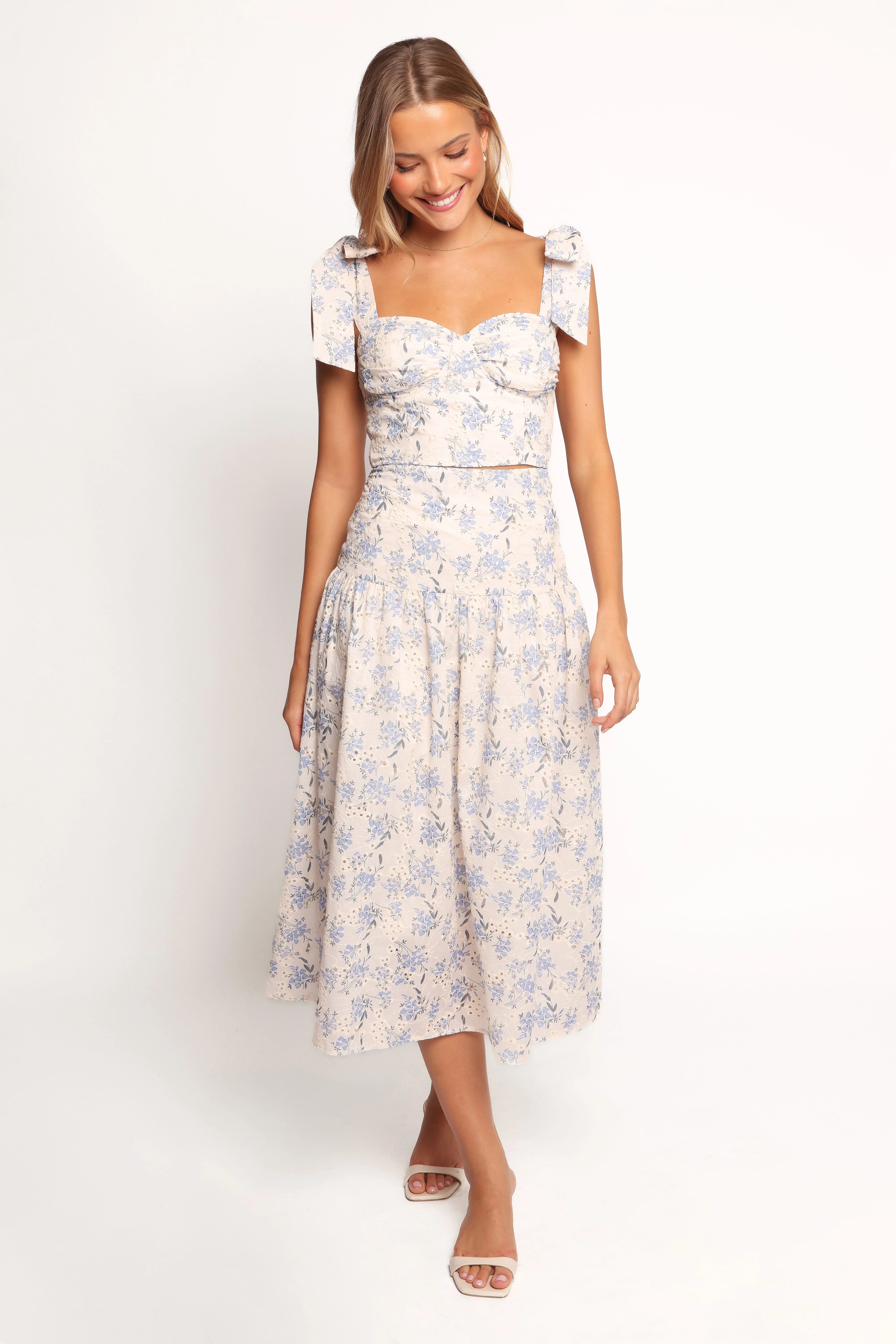 Kara Two Piece Set - Blue Floral - Image 3