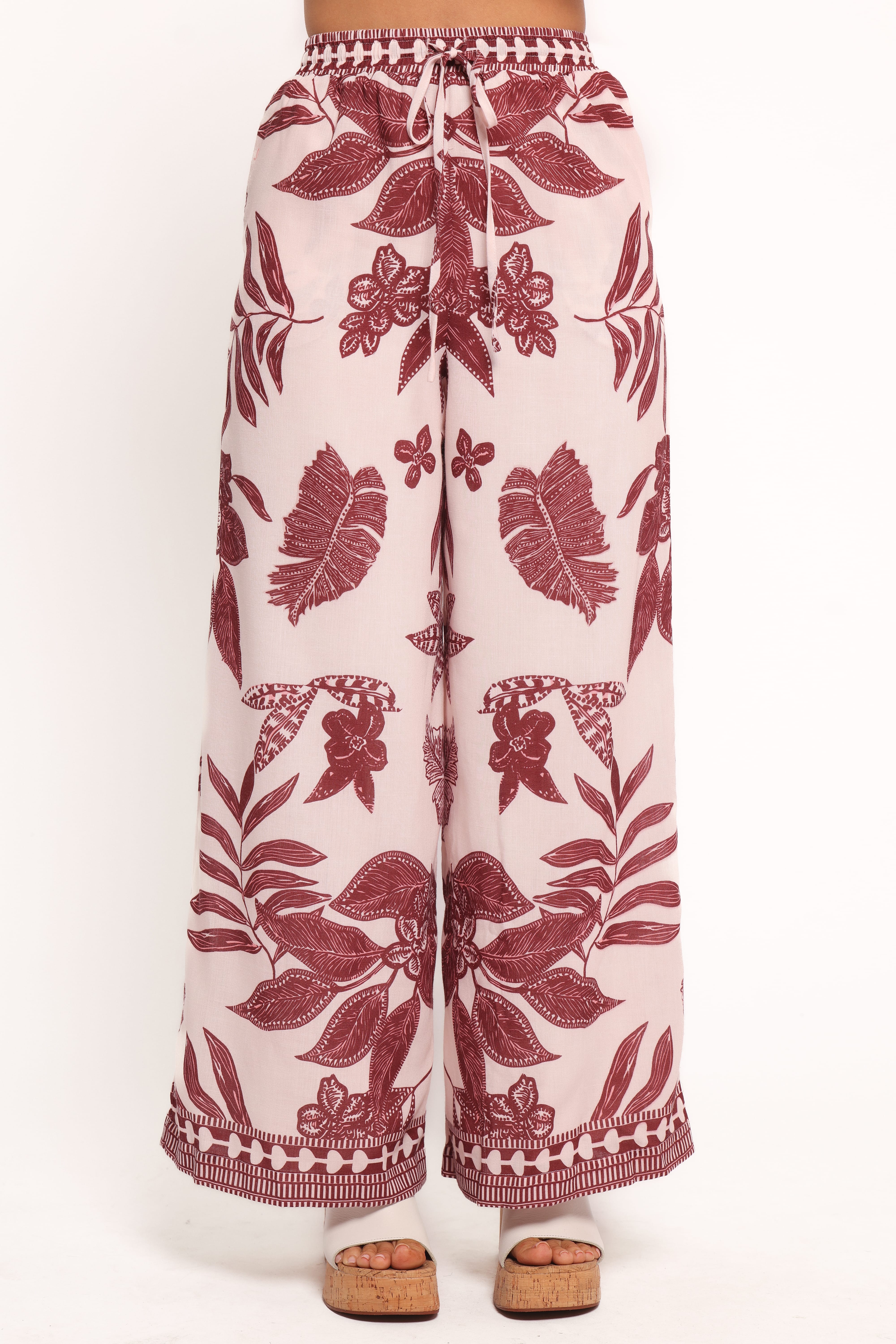 Karva Pant - Leaf Print - Image 2