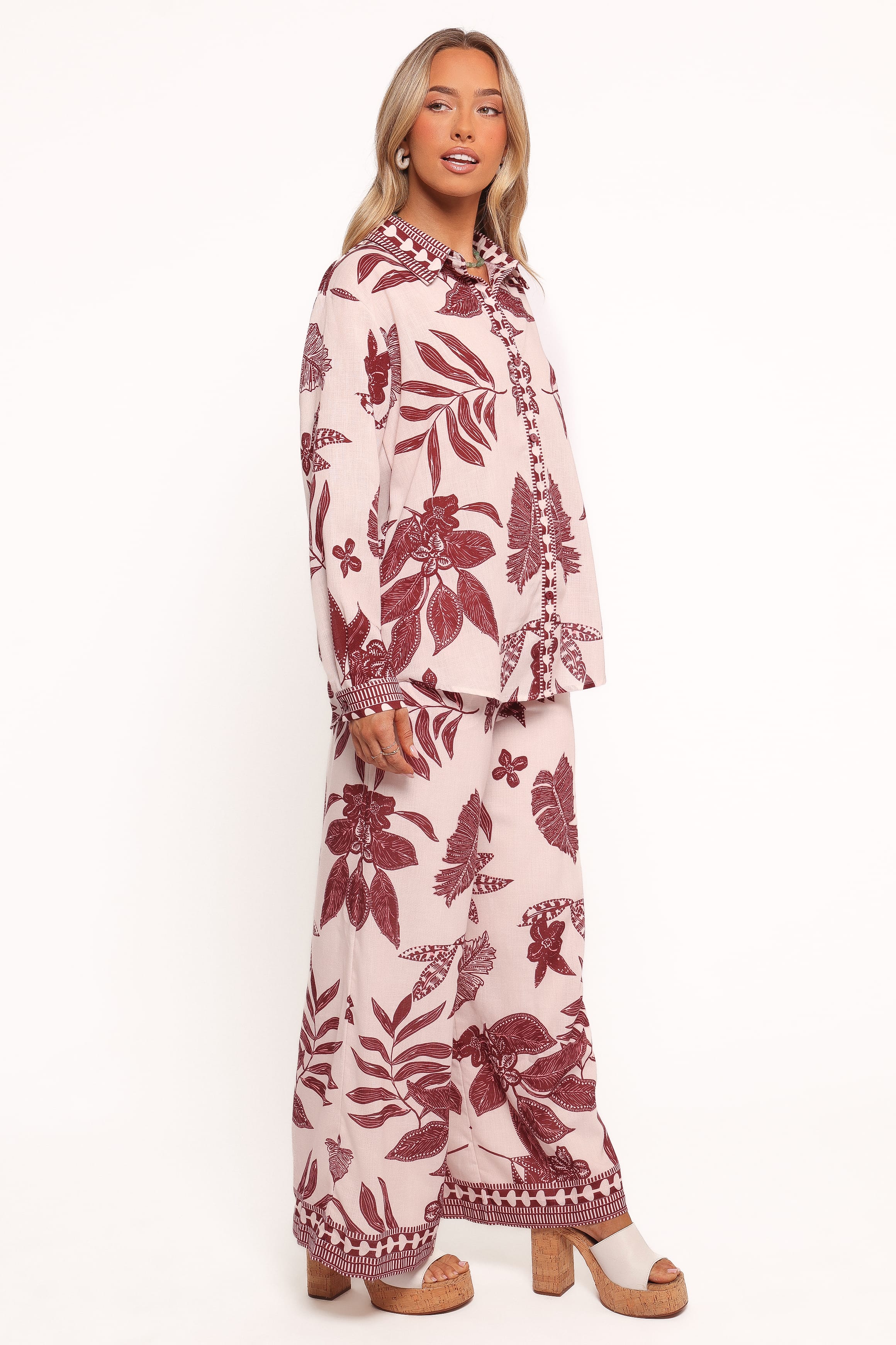 Karva Pant - Leaf Print - Image 3