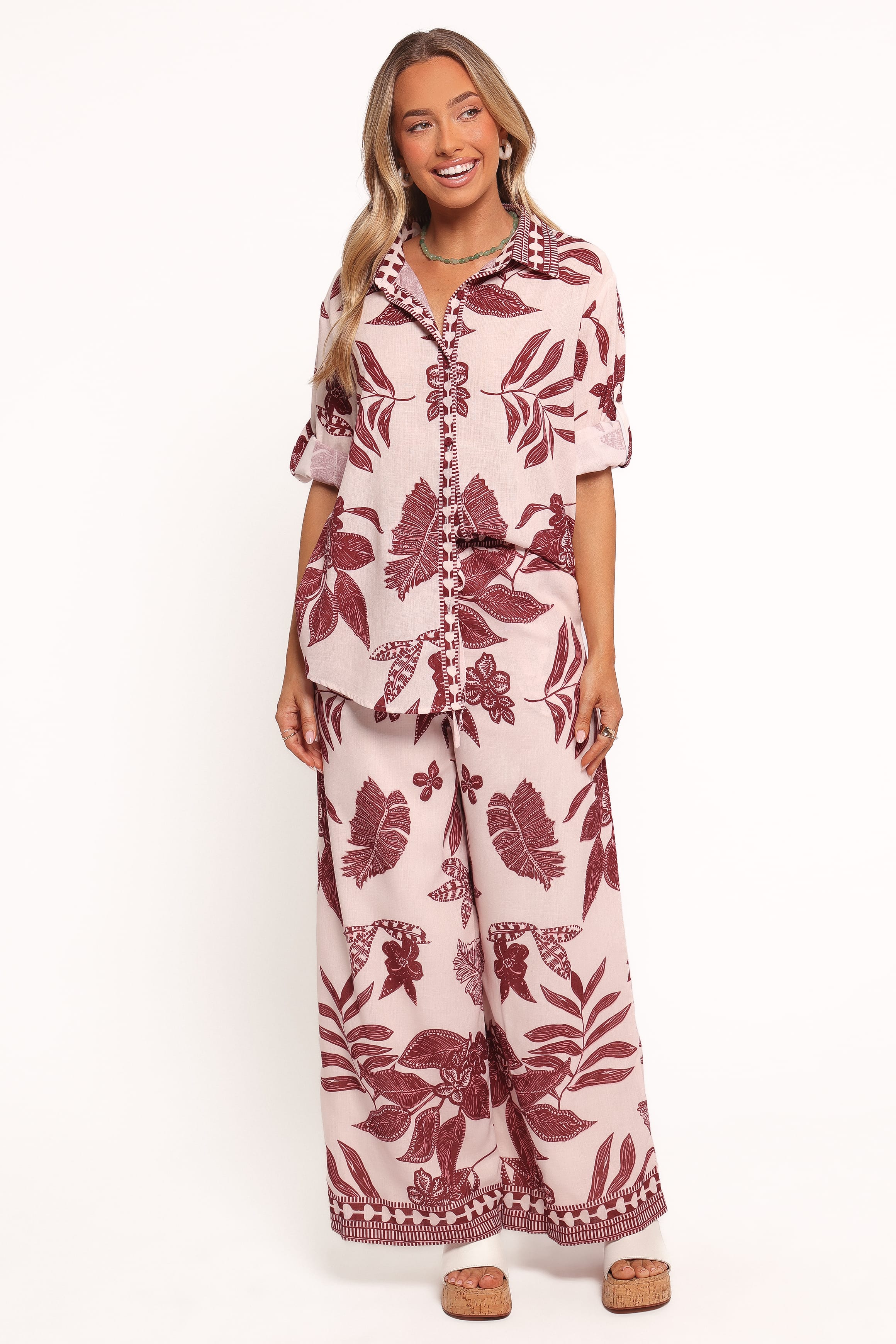 Karva Top - Leaf Print - Image 5