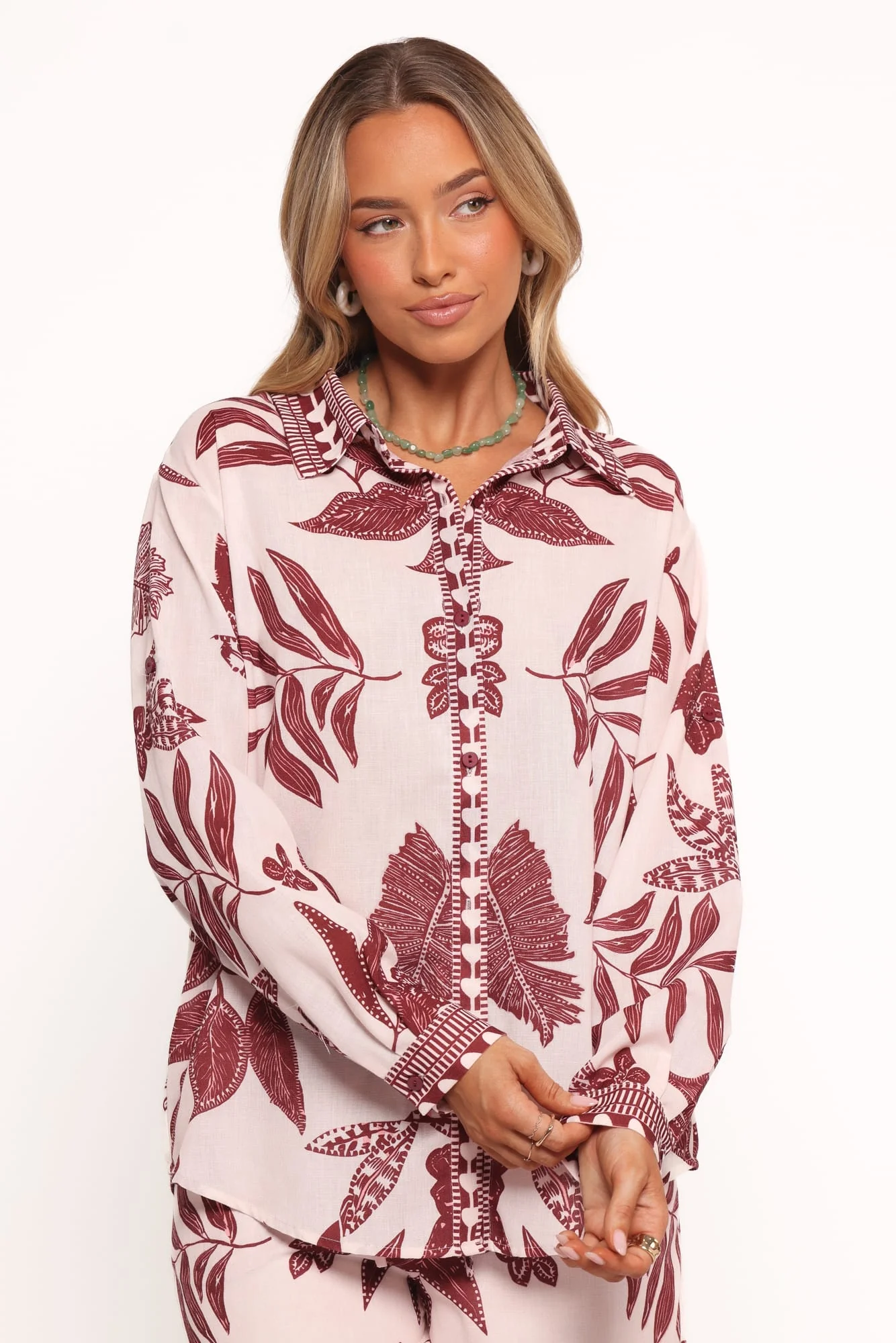 Karva Top - Leaf Print - Image 7