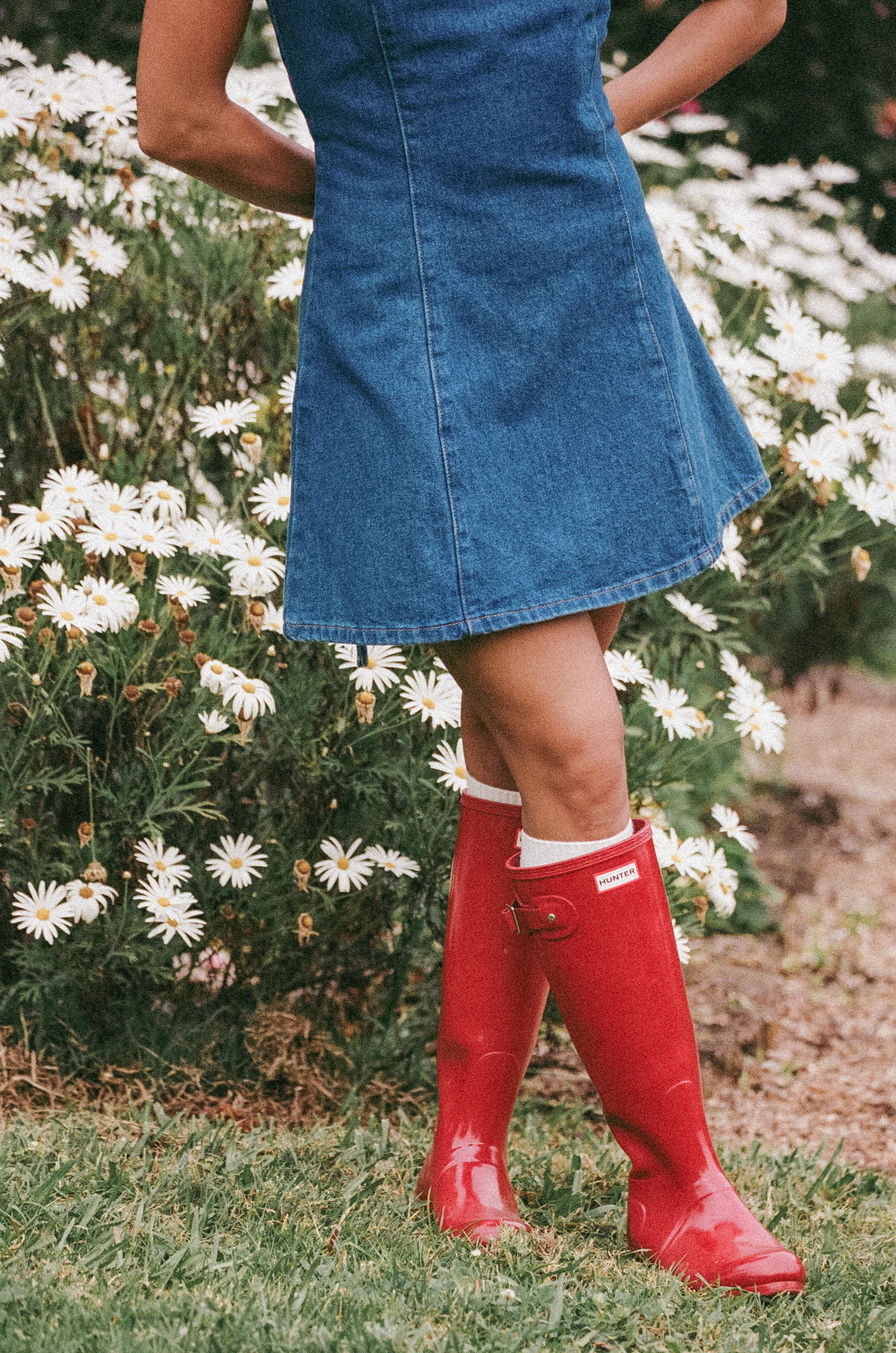Katina Mini Dress - Denim - Image 8