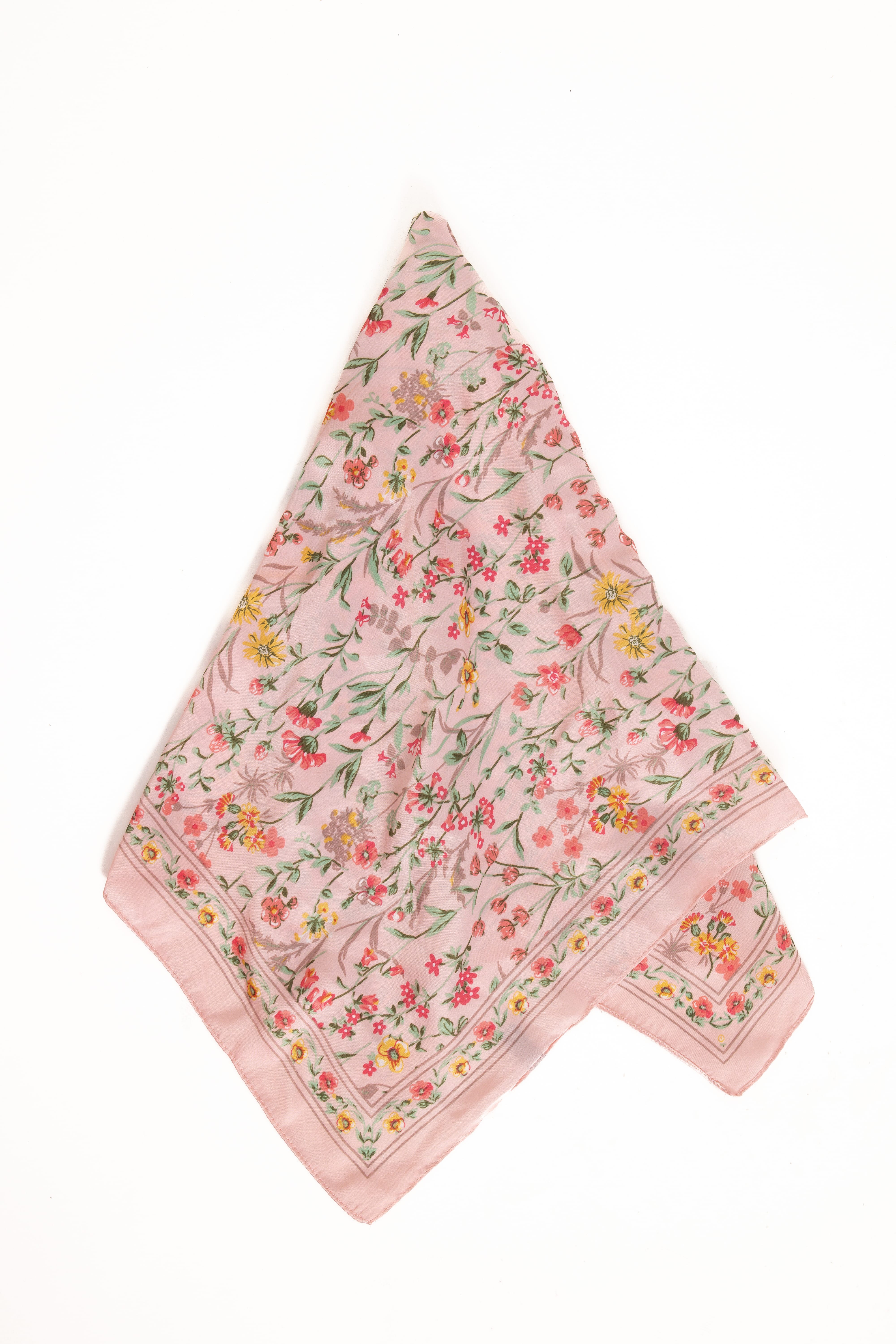 Kaylie Scarf - Pink Floral - Image 4