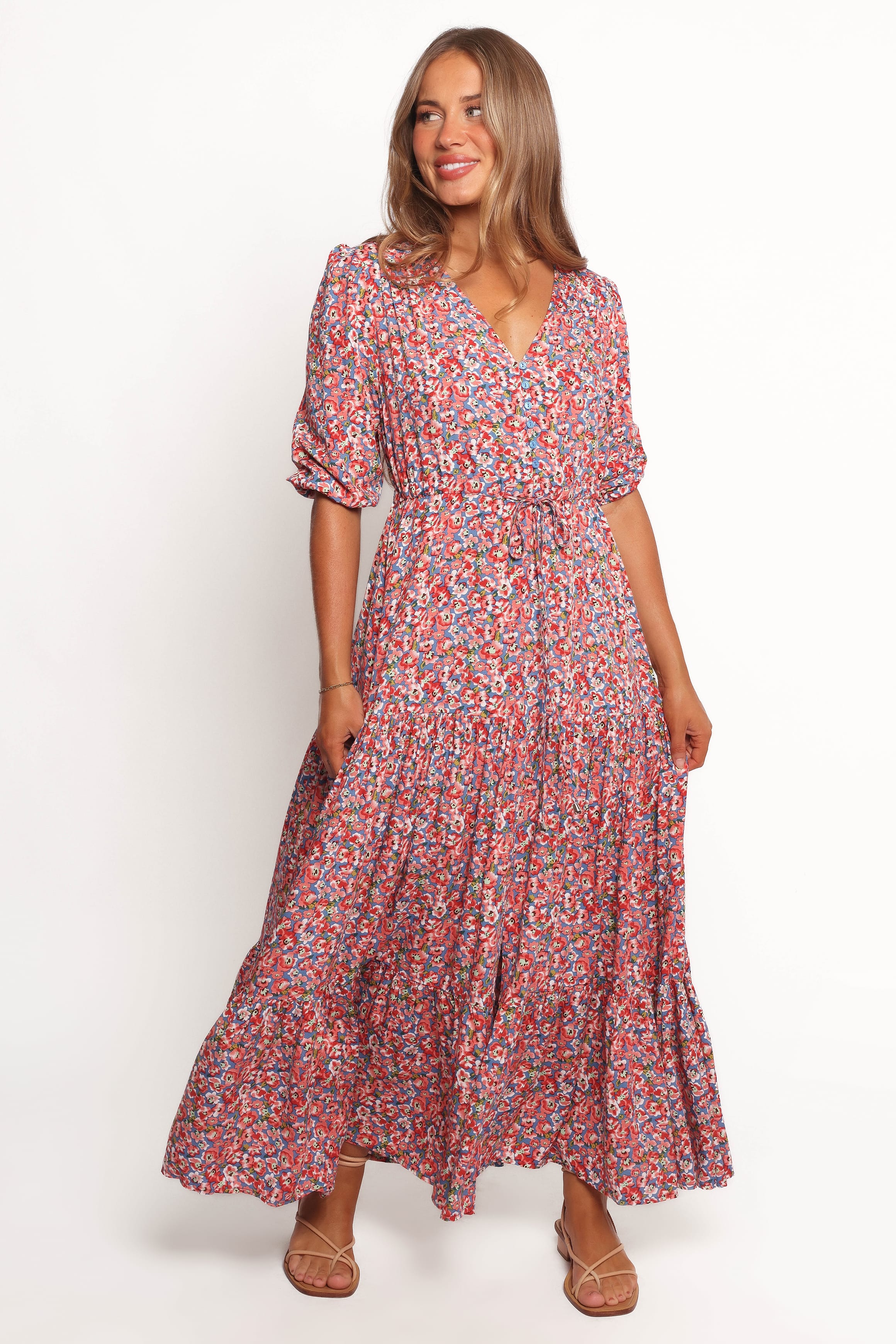 Kelda Dress - Blue Ditsy Floral - Image 5