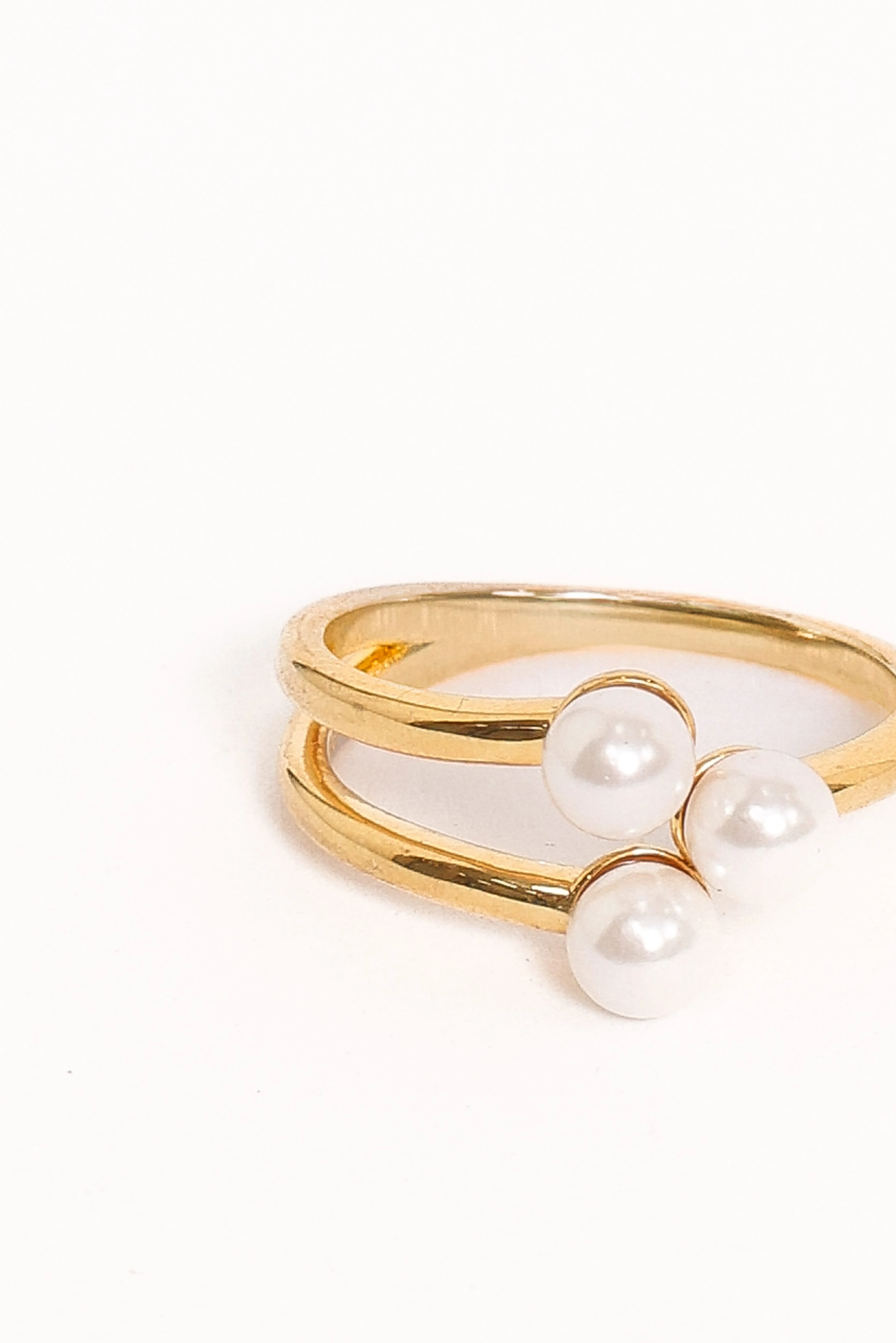 Kelsey Pearl Ring - Gold - Image 3